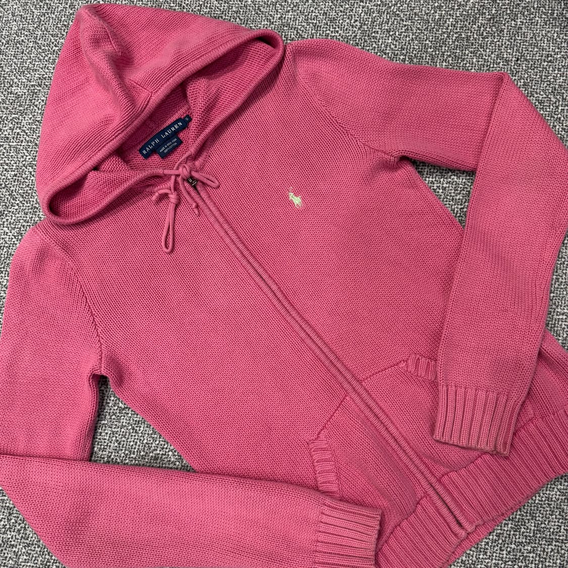 폴로 랄프로렌 니트 후드집업 상품이미지2