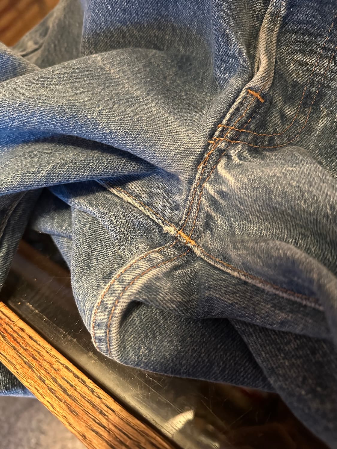 80s USA 빈티지 리바이스 501 이행기 데님 팬츠 상품이미지8