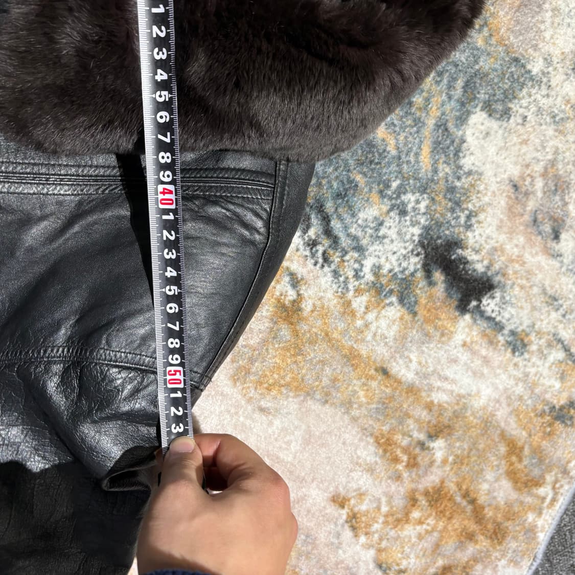 빈티지 양가죽 무스탕 레더자켓 상품이미지10