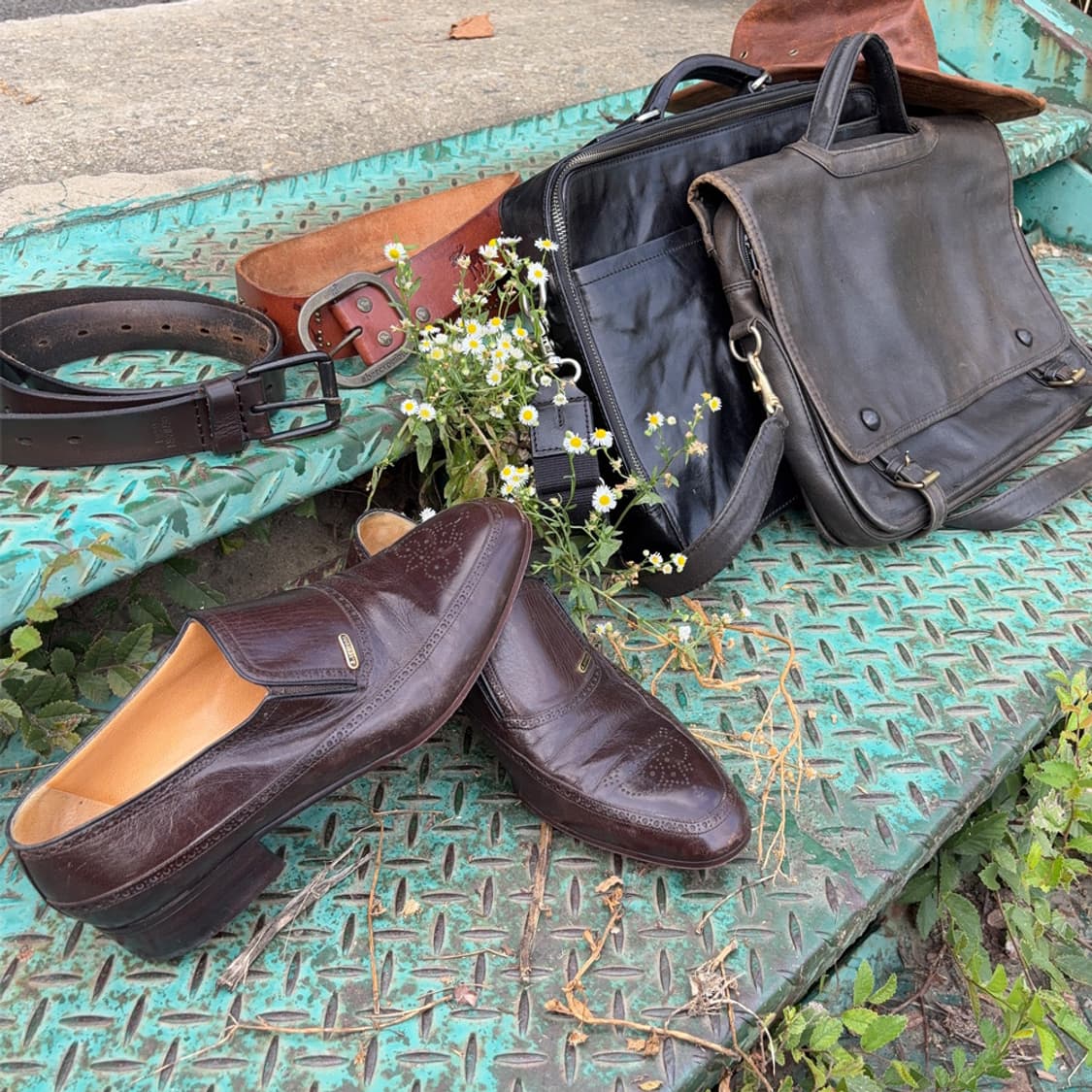 a.testoni Brown Leather Loafers 상품이미지2