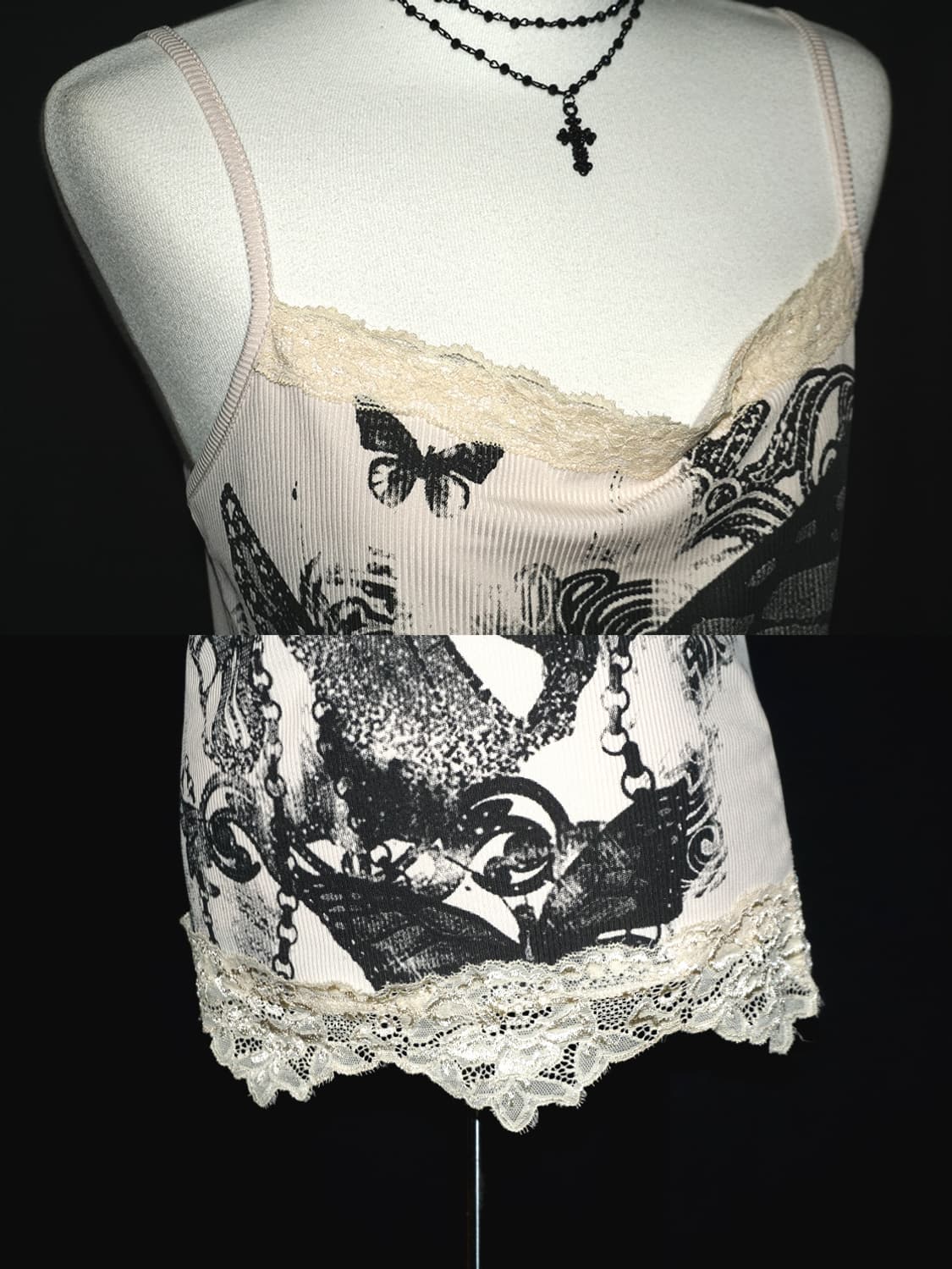 y2k butterfly vintage sleeveless  상품이미지5