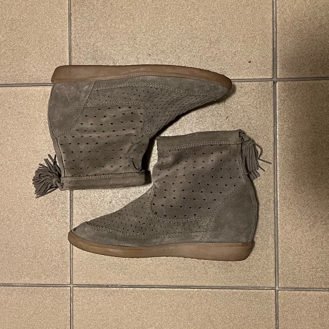 이자벨 마랑 웨지힐 테슬 부츠 39사이즈 상품이미지1