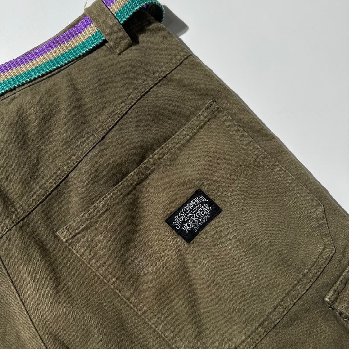 스투시 00‘s USA 워크 기어 카고 하프 팬츠 반바지 상품이미지5