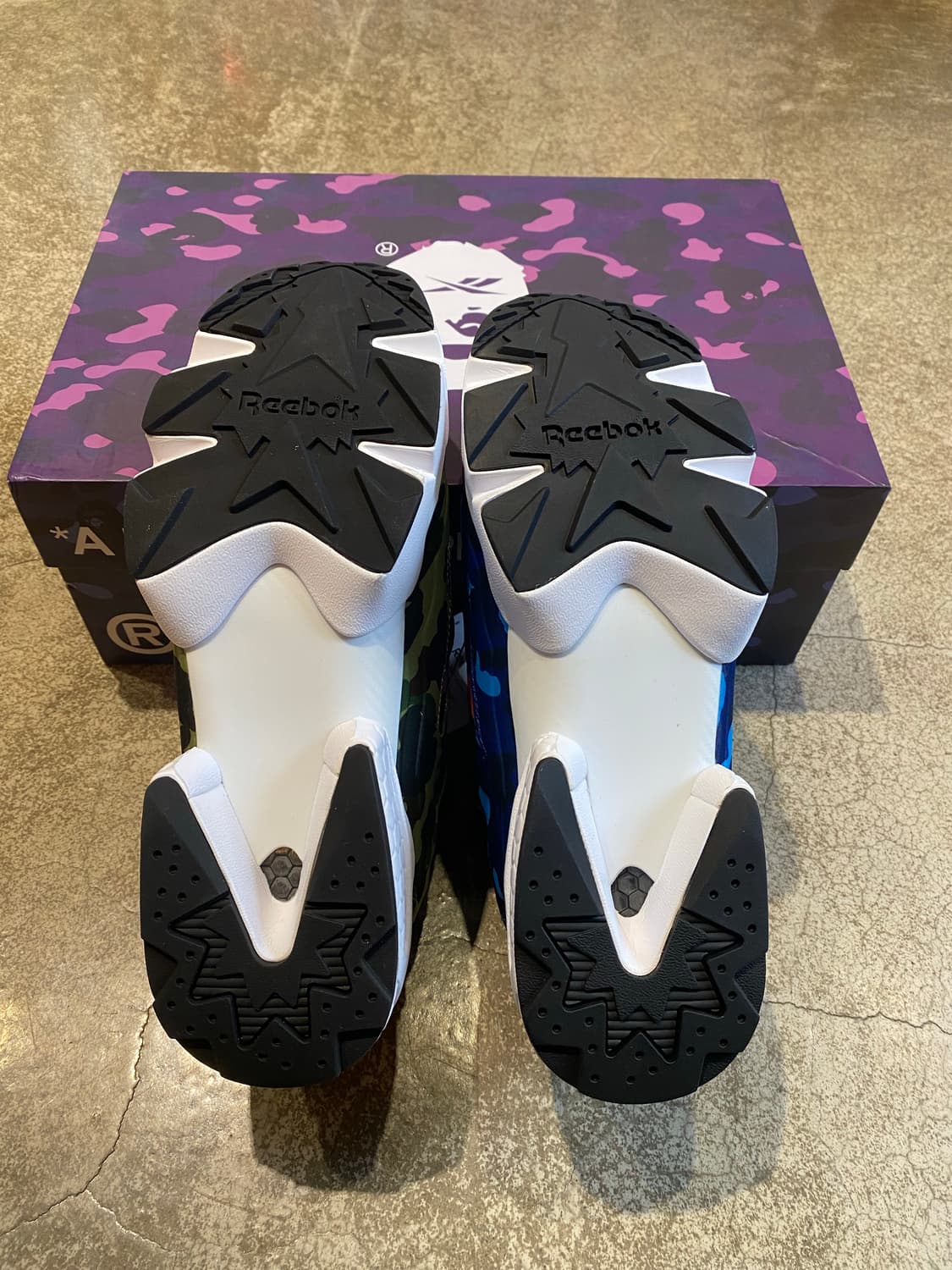 리복X베이프 인스타펌프 퓨리 OG 멀티카모 (새상품) 상품이미지9