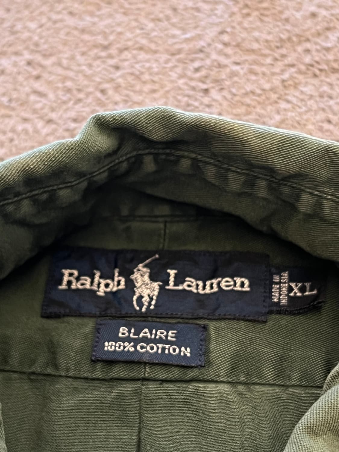 폴로 랄프로렌 빈티지 셔츠 처분  상품이미지3