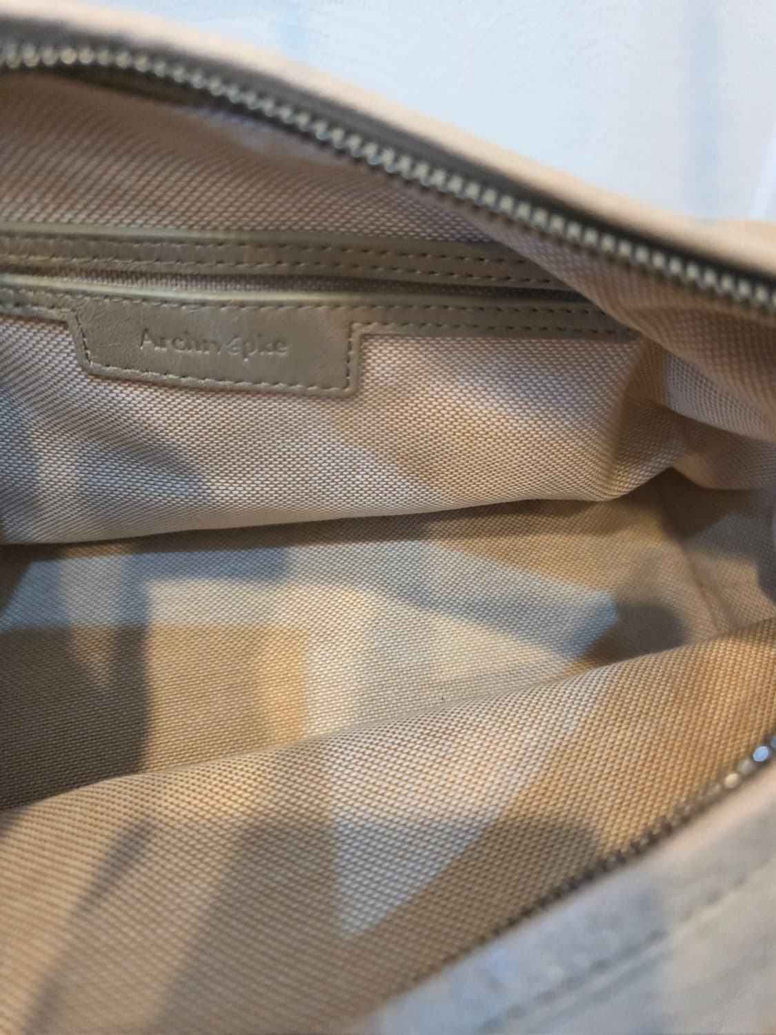 아카이브앱크 릿지 숄더백 스웨이드크림 상품이미지7