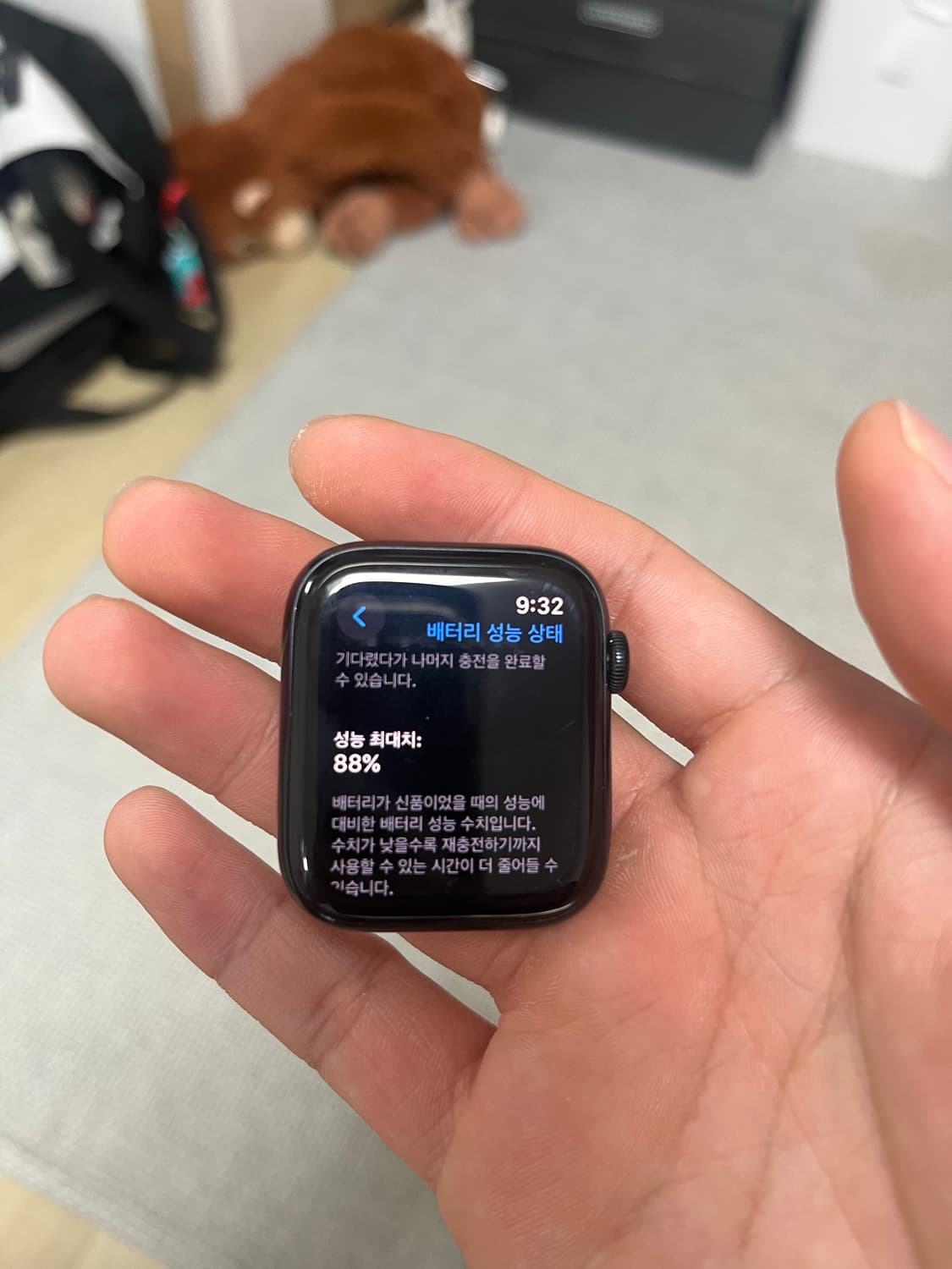 애플워치se2 미드나이트 44mm 배터리성능88% 상품이미지7