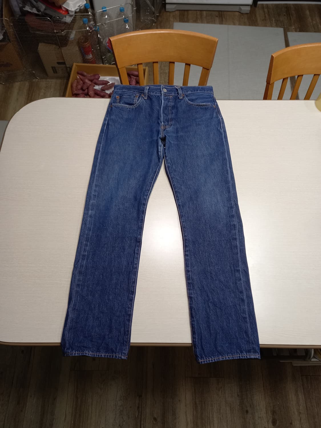 31 빅E 리바이스501 셀비지 스판 일자진 31-494 상품이미지1