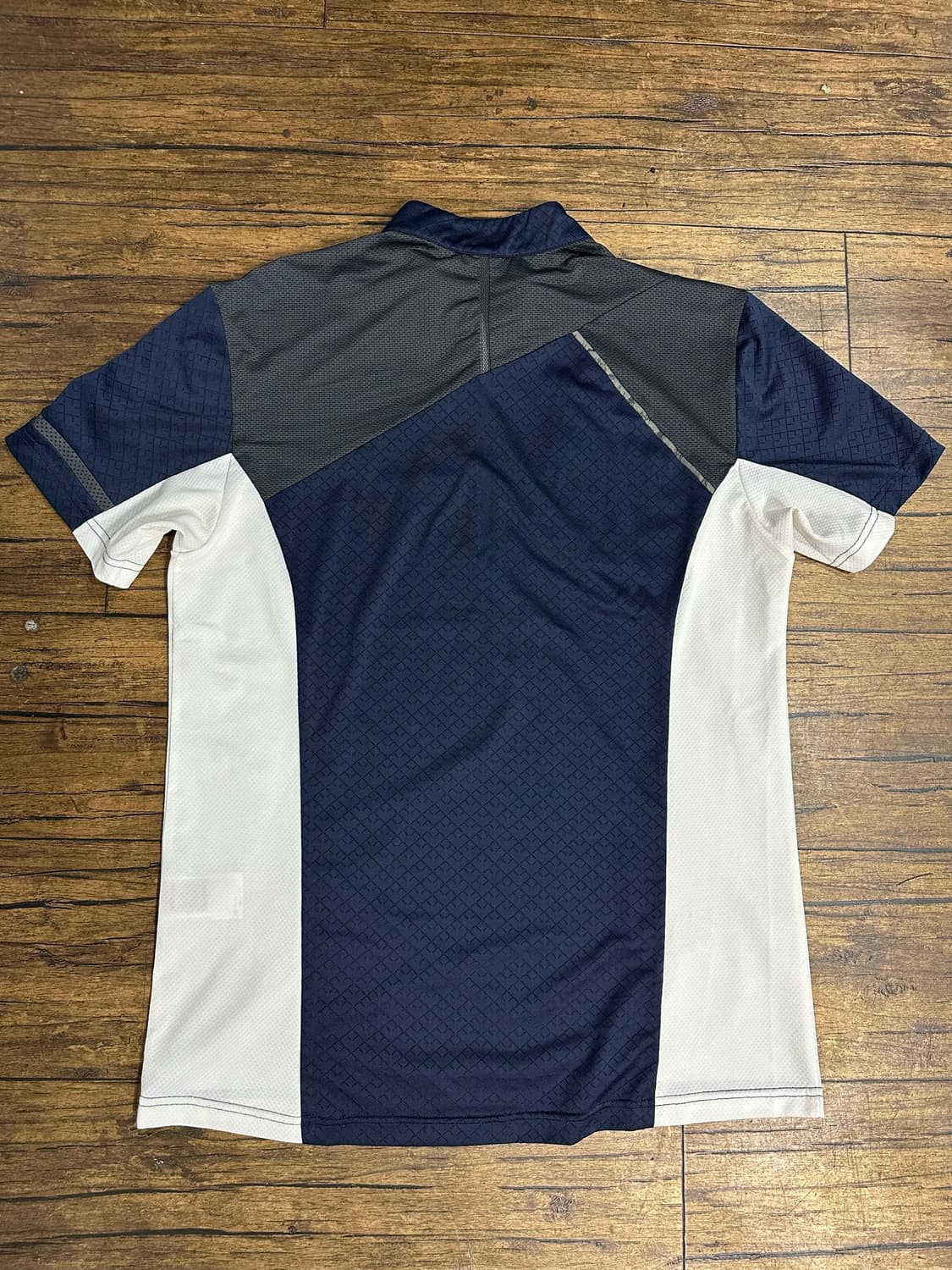 아이더 EIDER 반집업 기능성 아웃도어 반팔 티셔츠 XL 105 네이비 상품이미지4