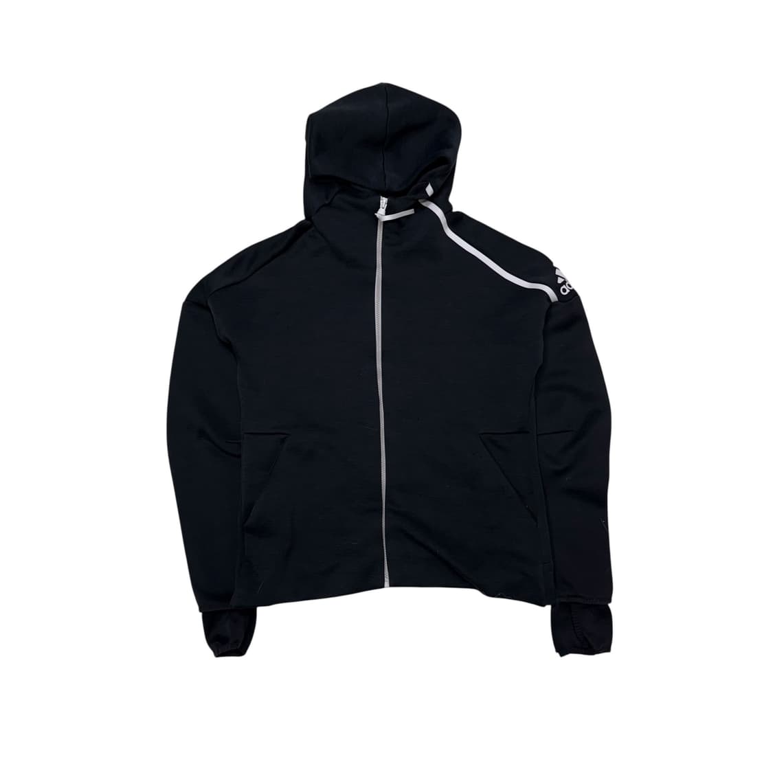 [M] 아디다스 블랙 후드집업 상품이미지3