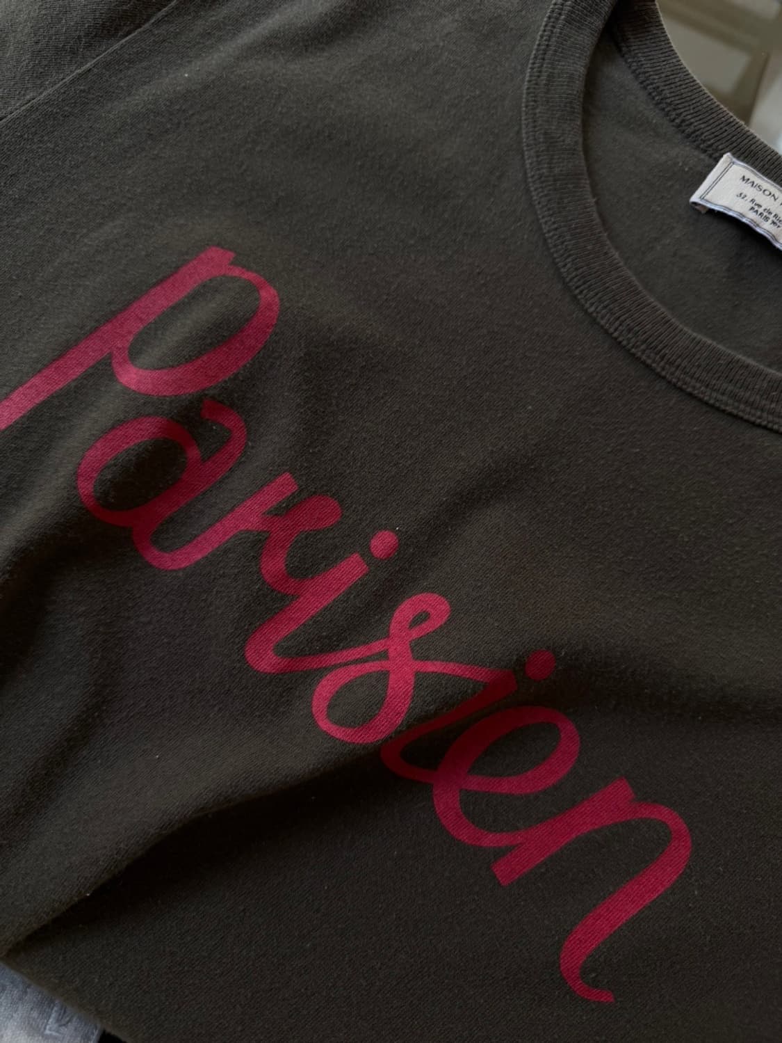 메종키츠네 티셔츠 슬림100 상품이미지7