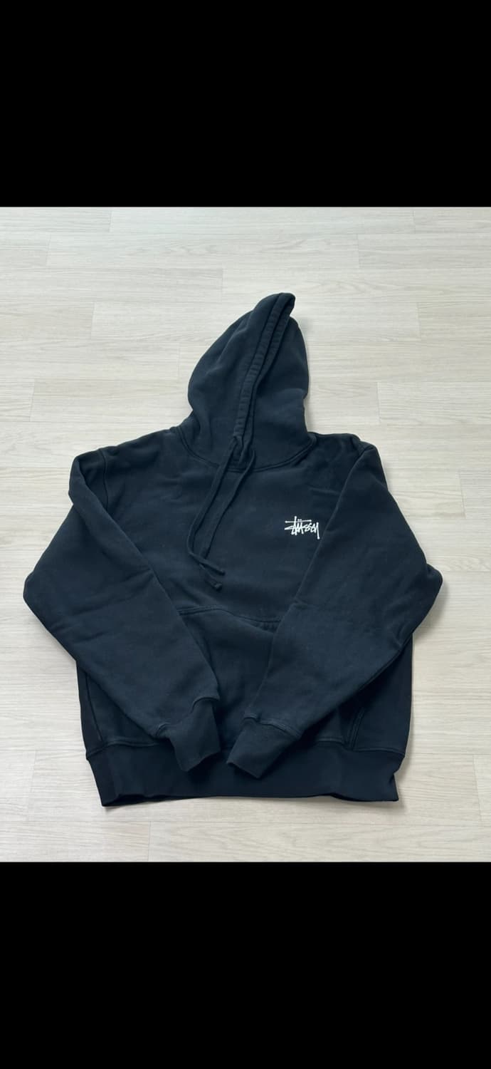 스투시 후드티 블랙 S 상품이미지1