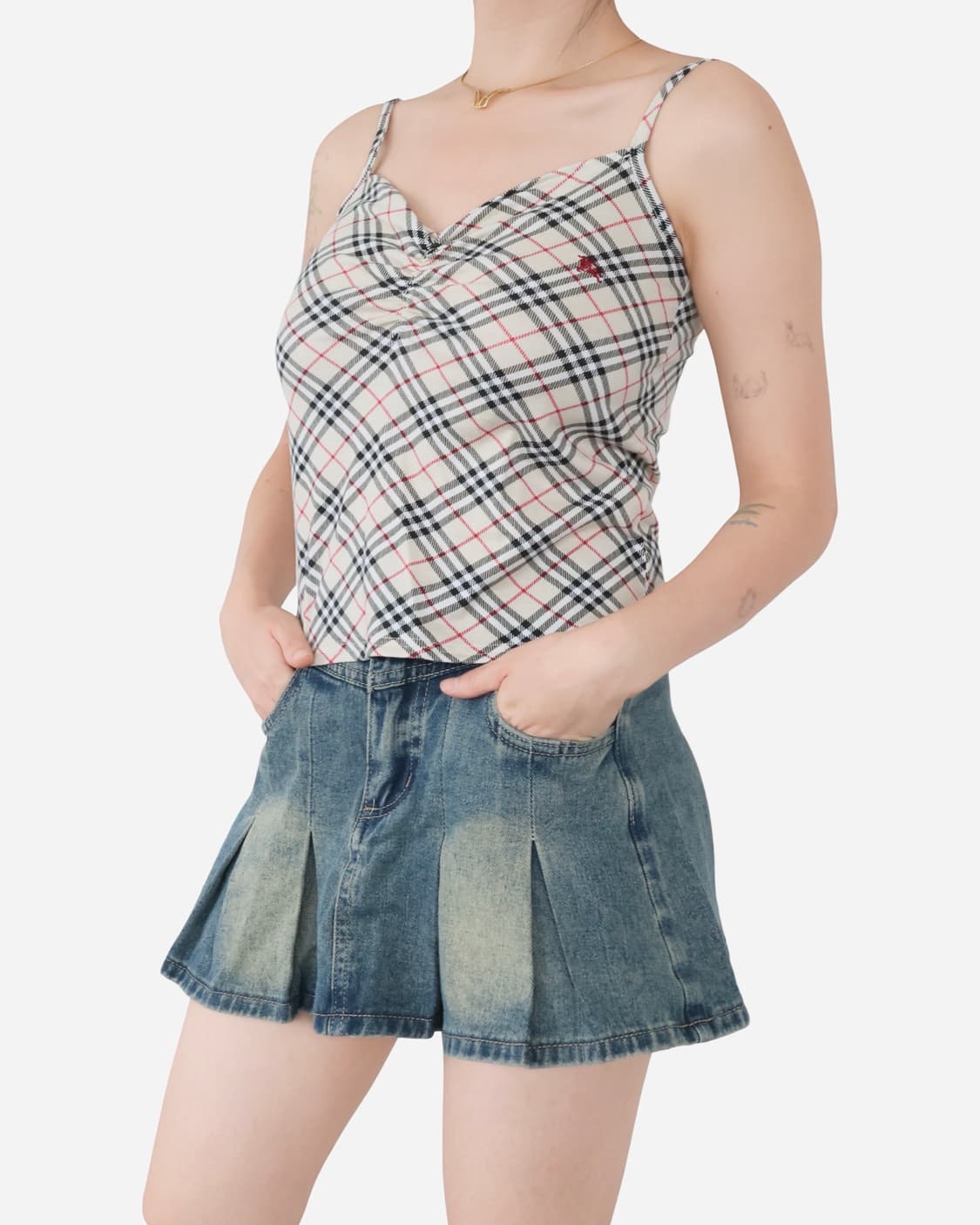 Burberry Vintage Check Sleeveless Top 상품이미지1