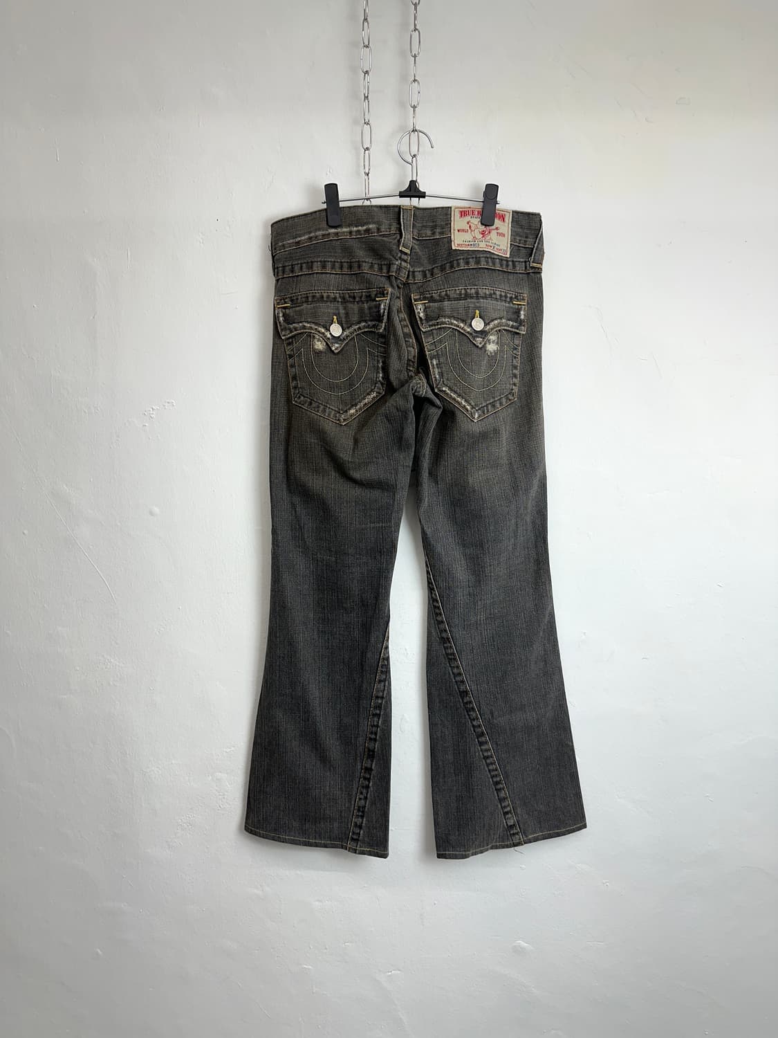 True Religion USA Marsh Gray Denim  Flar 상품이미지7
