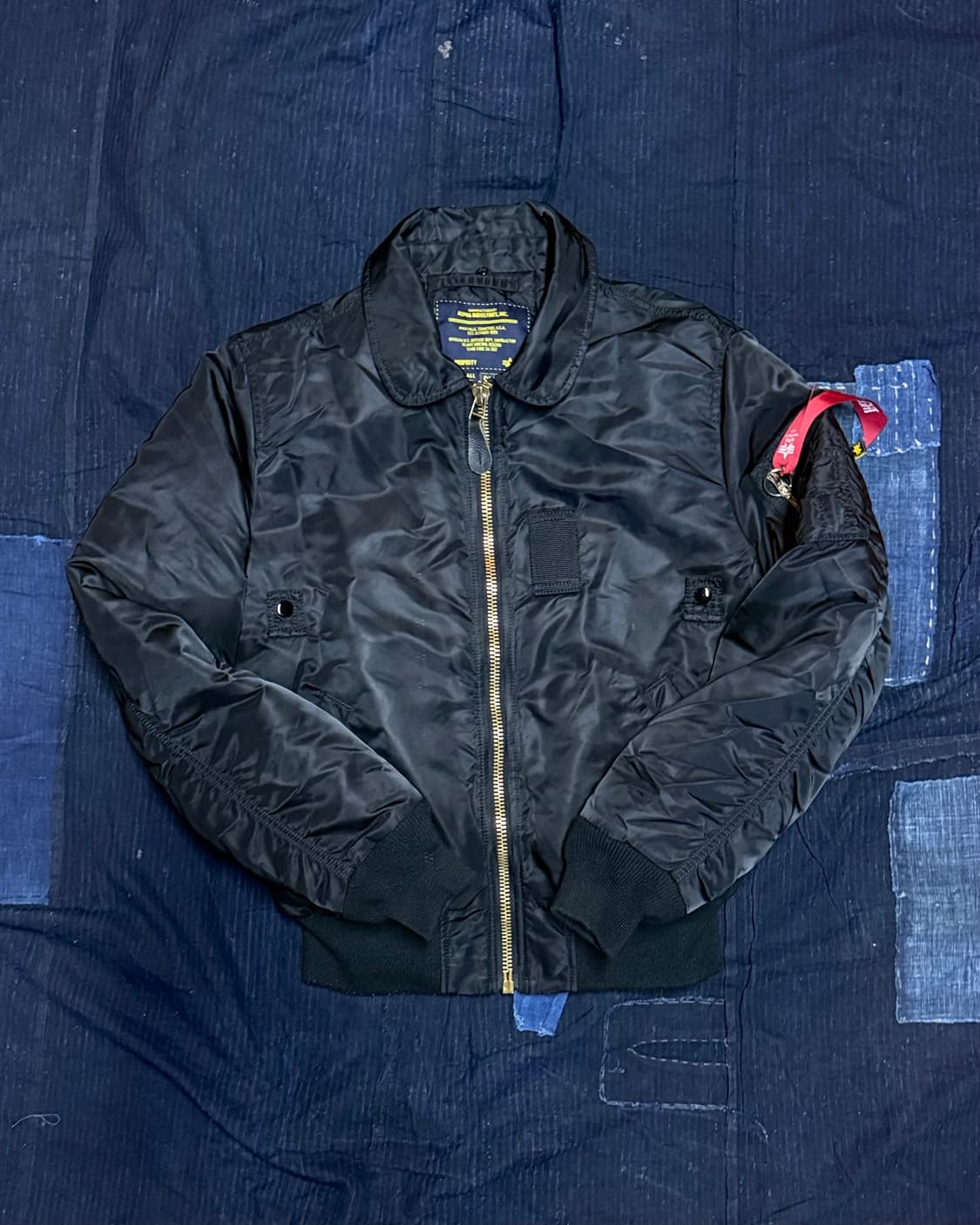 알파인더스트리 B-15 플라이트 자켓 블랙 S 상품이미지1