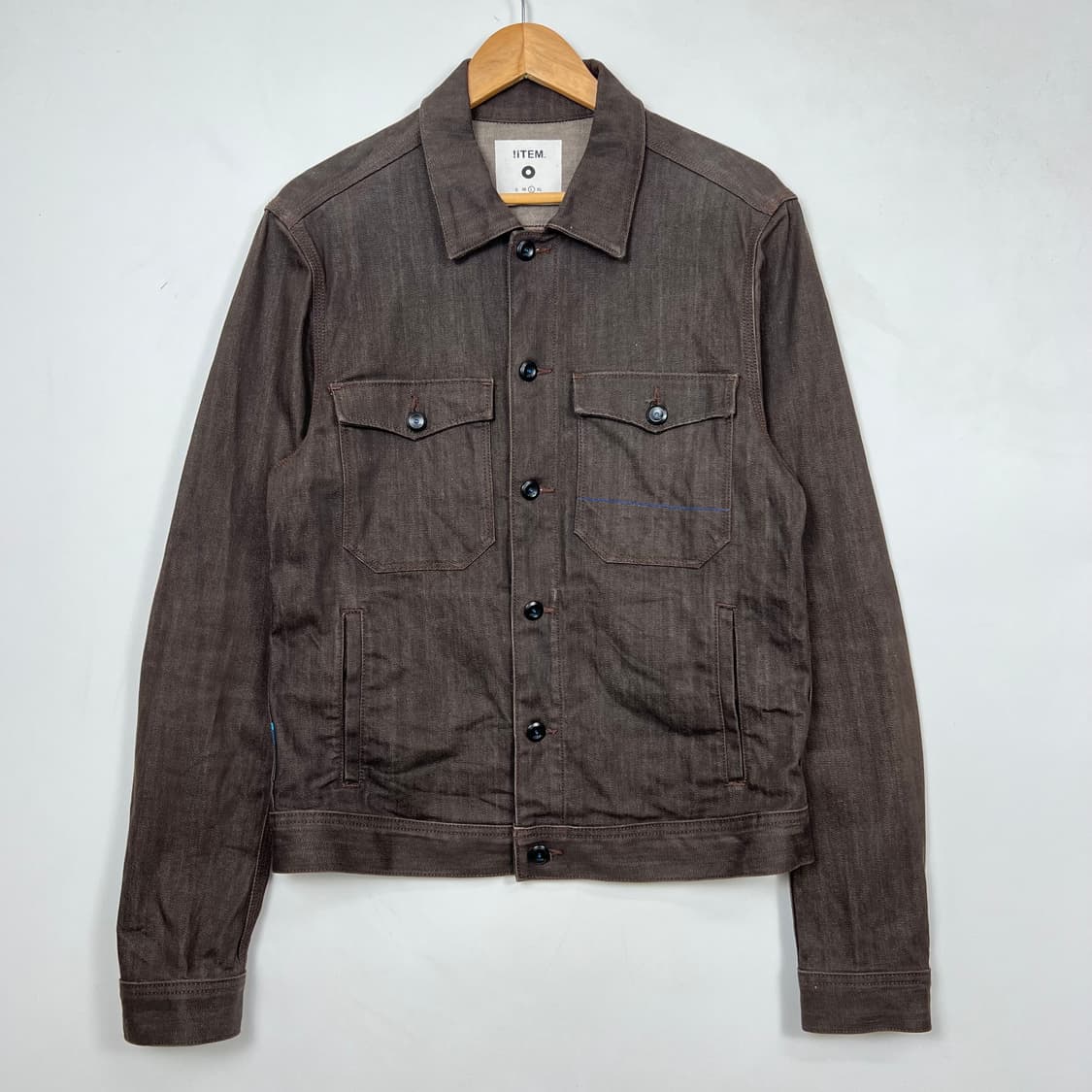 Item USA 블루 스티치 라이크라 데님 자켓 상품이미지1