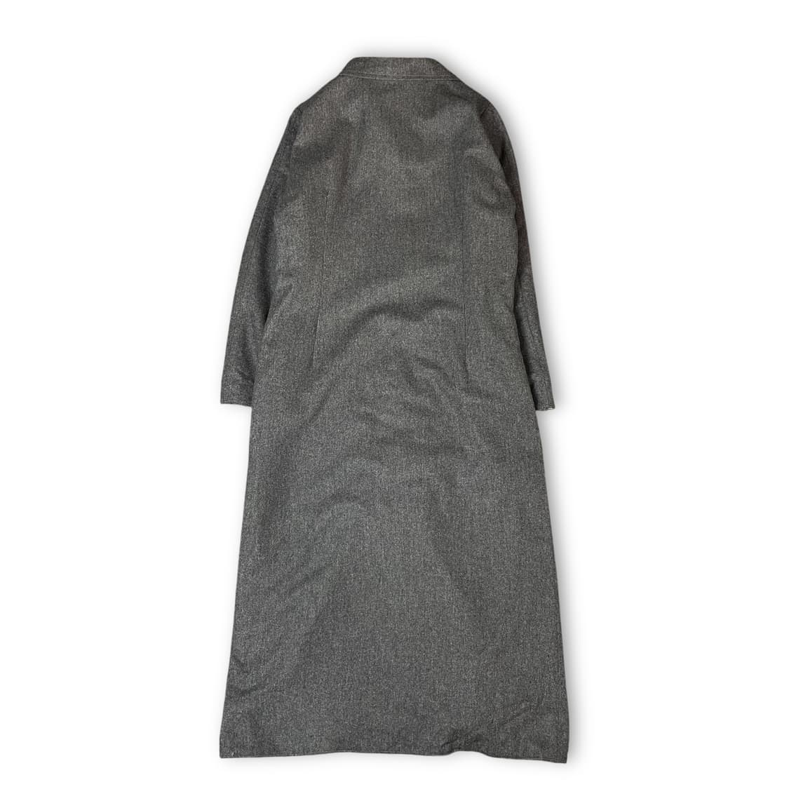 빈티지 그레이 싱글 롱 코트 상품이미지2