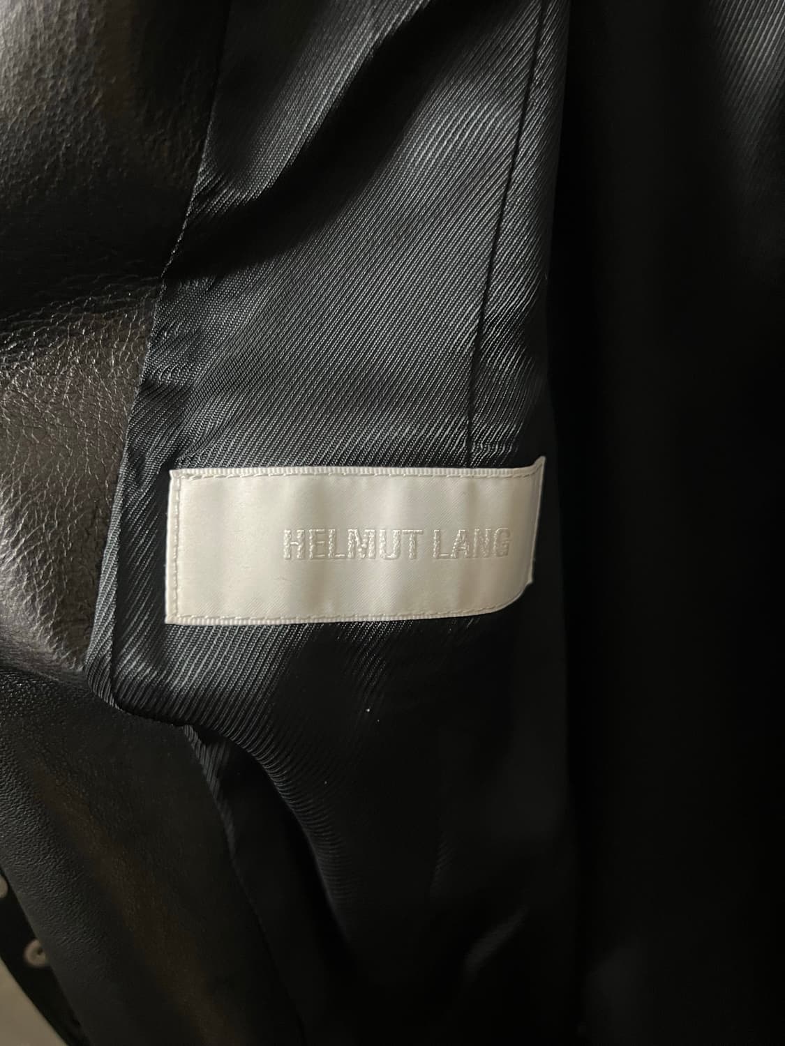 Helmut Lang 헬무트랭 스터드 가죽 트렌치 코트 M 상품이미지4