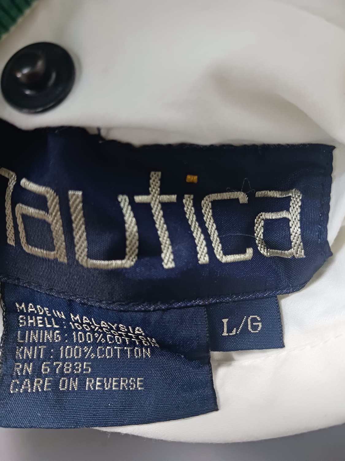 [XL] 노티카 재팬 90S 리버시블 봄버 자켓 그린/화이트 상품이미지9