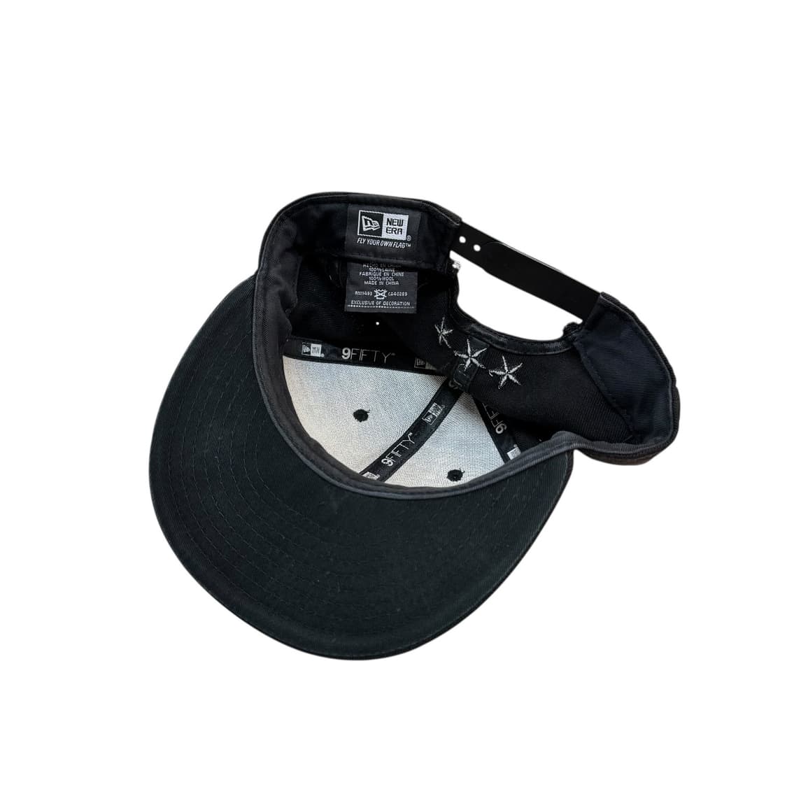 뉴에라 스타 올블랙 9fifty 캡 상품이미지4