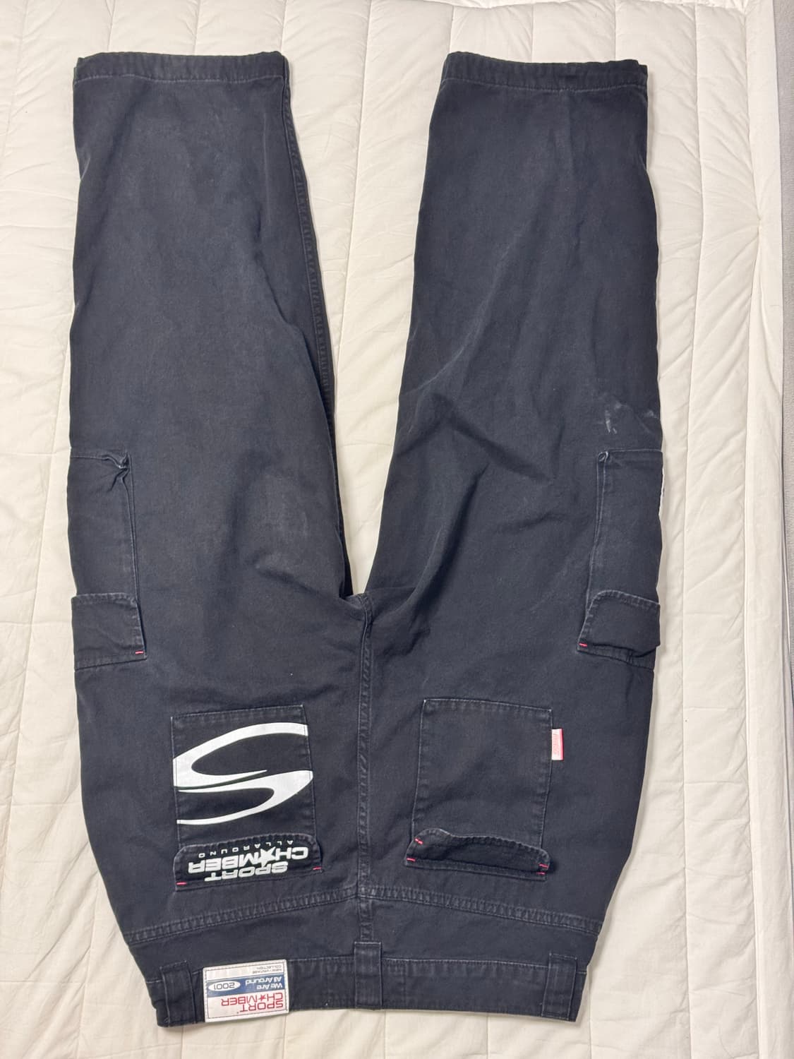 스포츠챔버X코카콜라 카고팬츠 블랙 상품이미지3