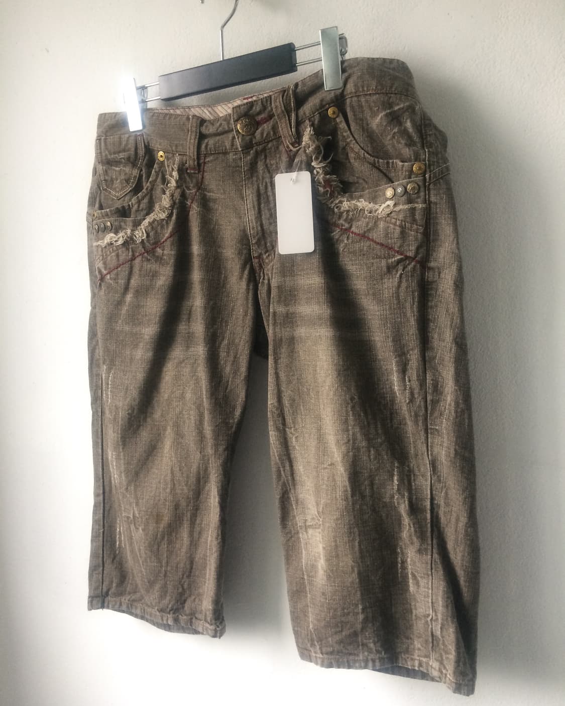 Grunge mood washing half pants 상품이미지3