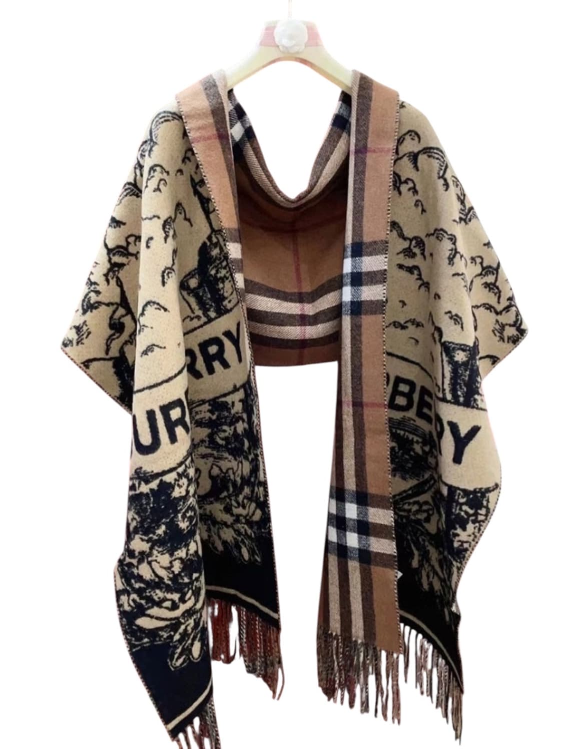 버버리 리버시블 캐시미어 머플러 상품이미지5