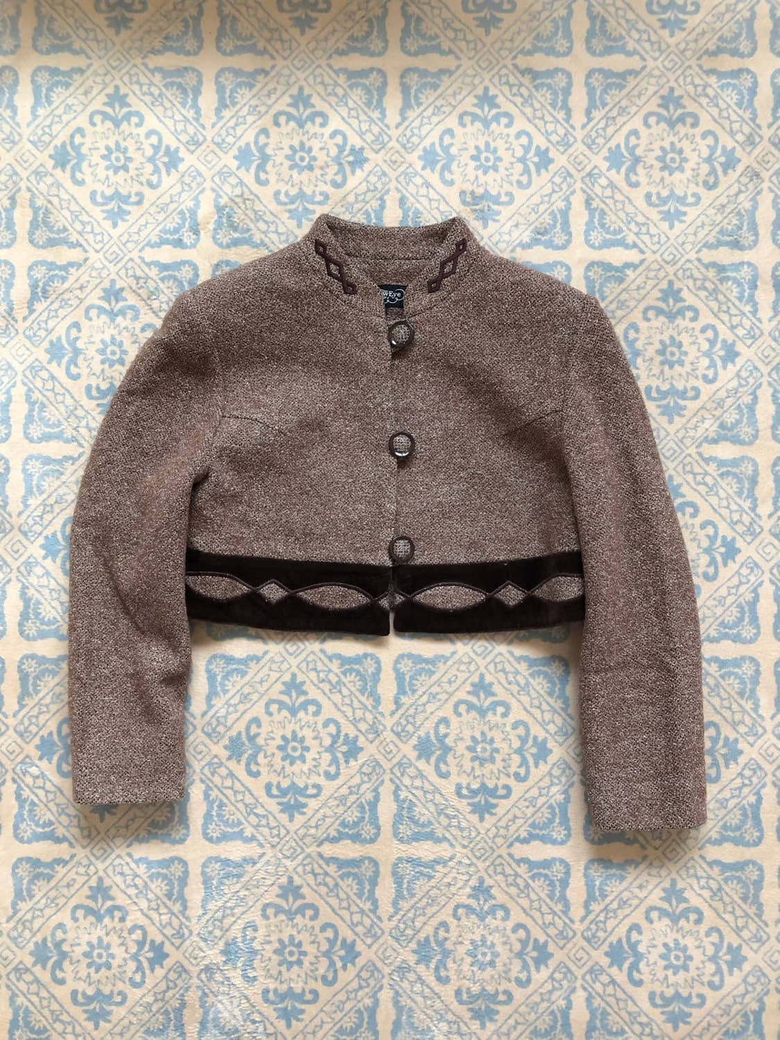 cropped wool ethnic jacket 상품이미지1