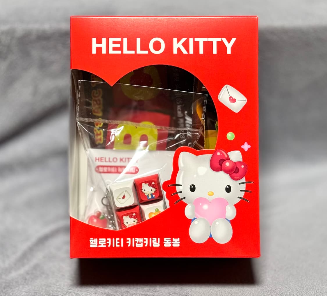 헬로키티 키캡 키링 세트 미개봉 상품이미지1