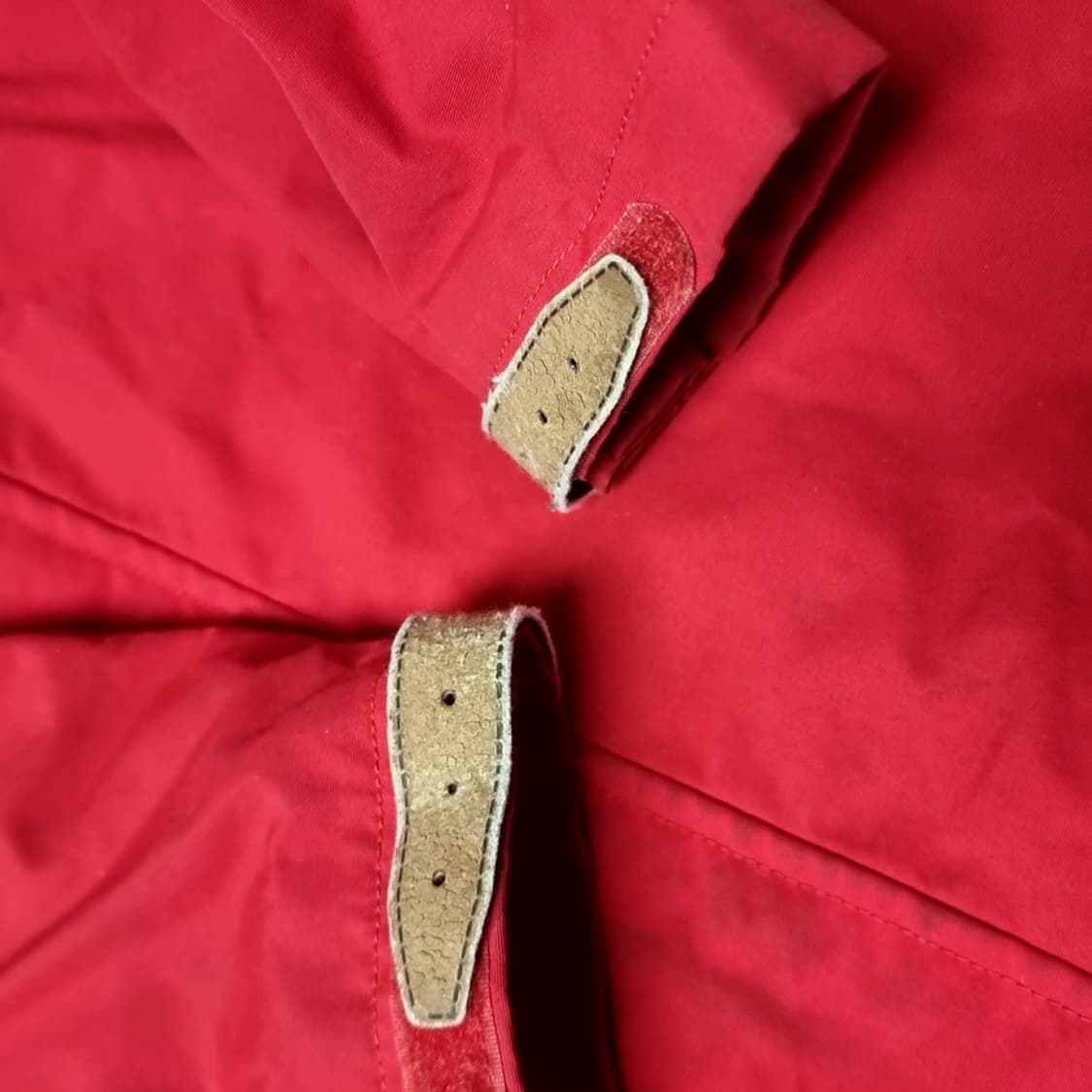 90s 빈티지 노스페이스 등산자켓 회색/레드(100) 상품이미지6