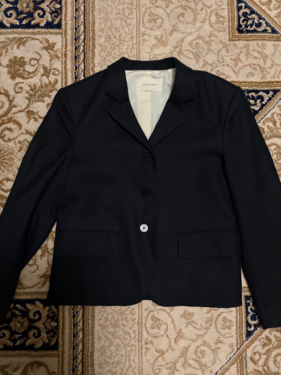 낫띵리튼 nothing written 올리버 울 자켓  상품이미지4