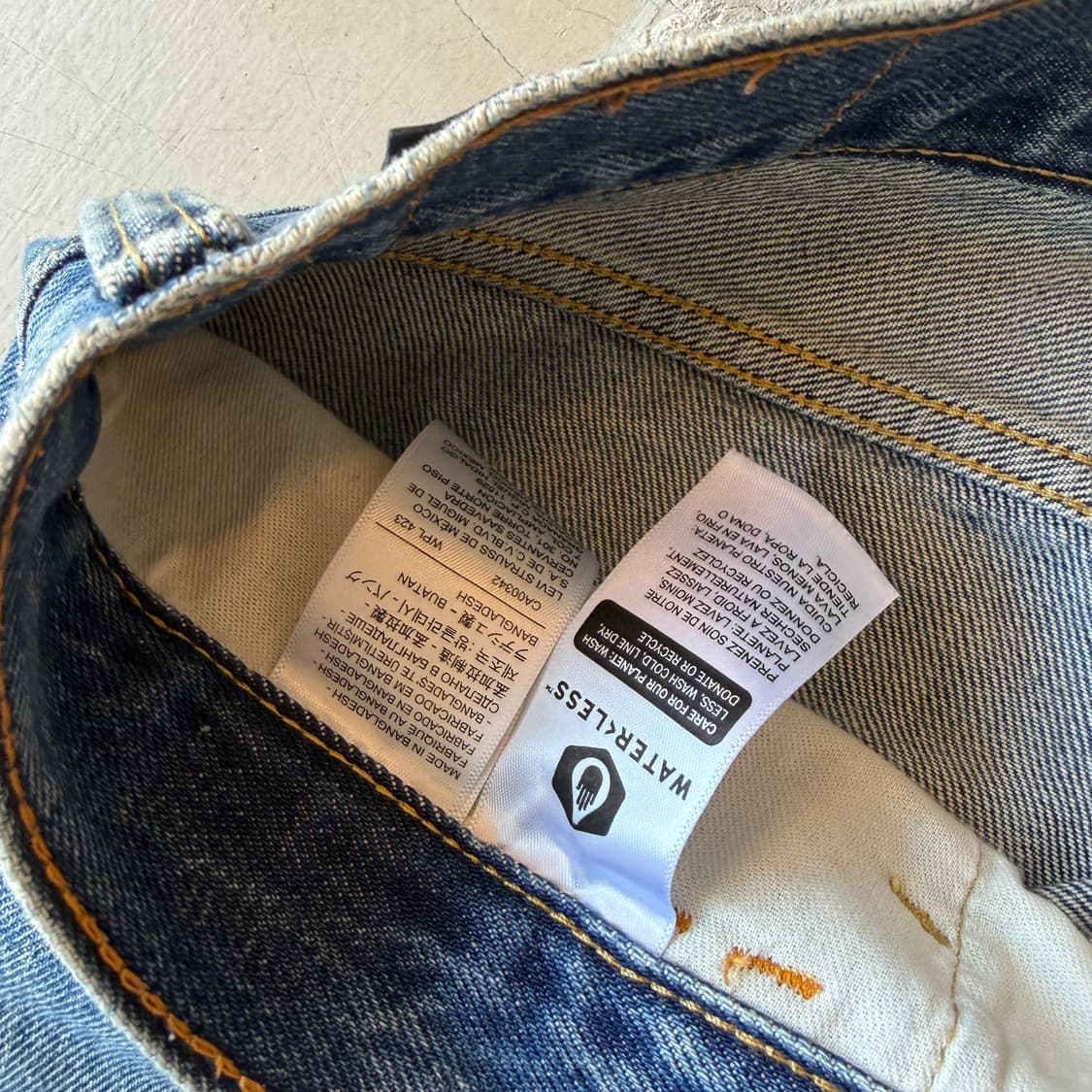 리바이스 실버탭 루즈핏 데님 팬츠 상품이미지9