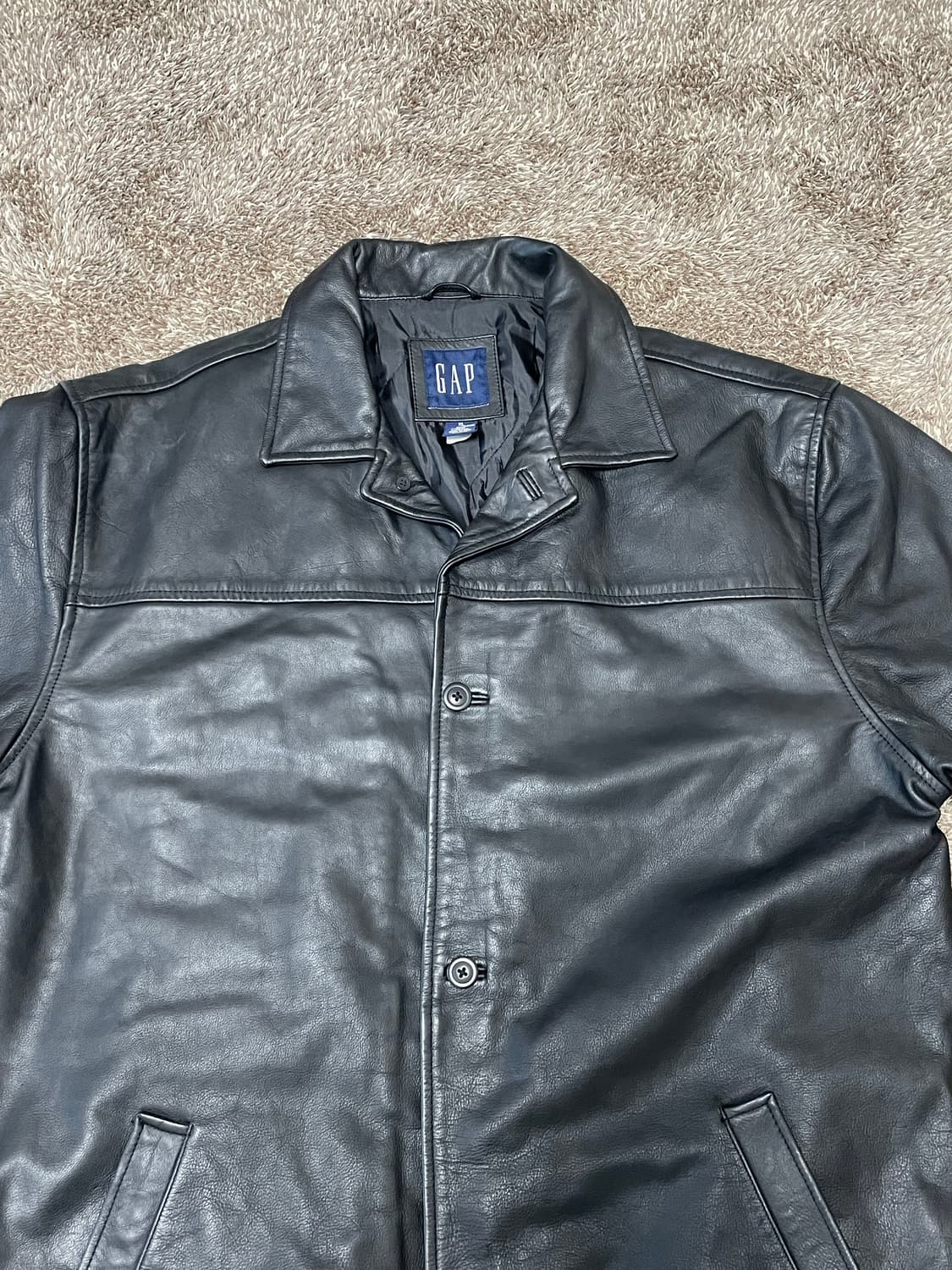 빈티지 올드갭 레더 카코트 old gap 상품이미지2