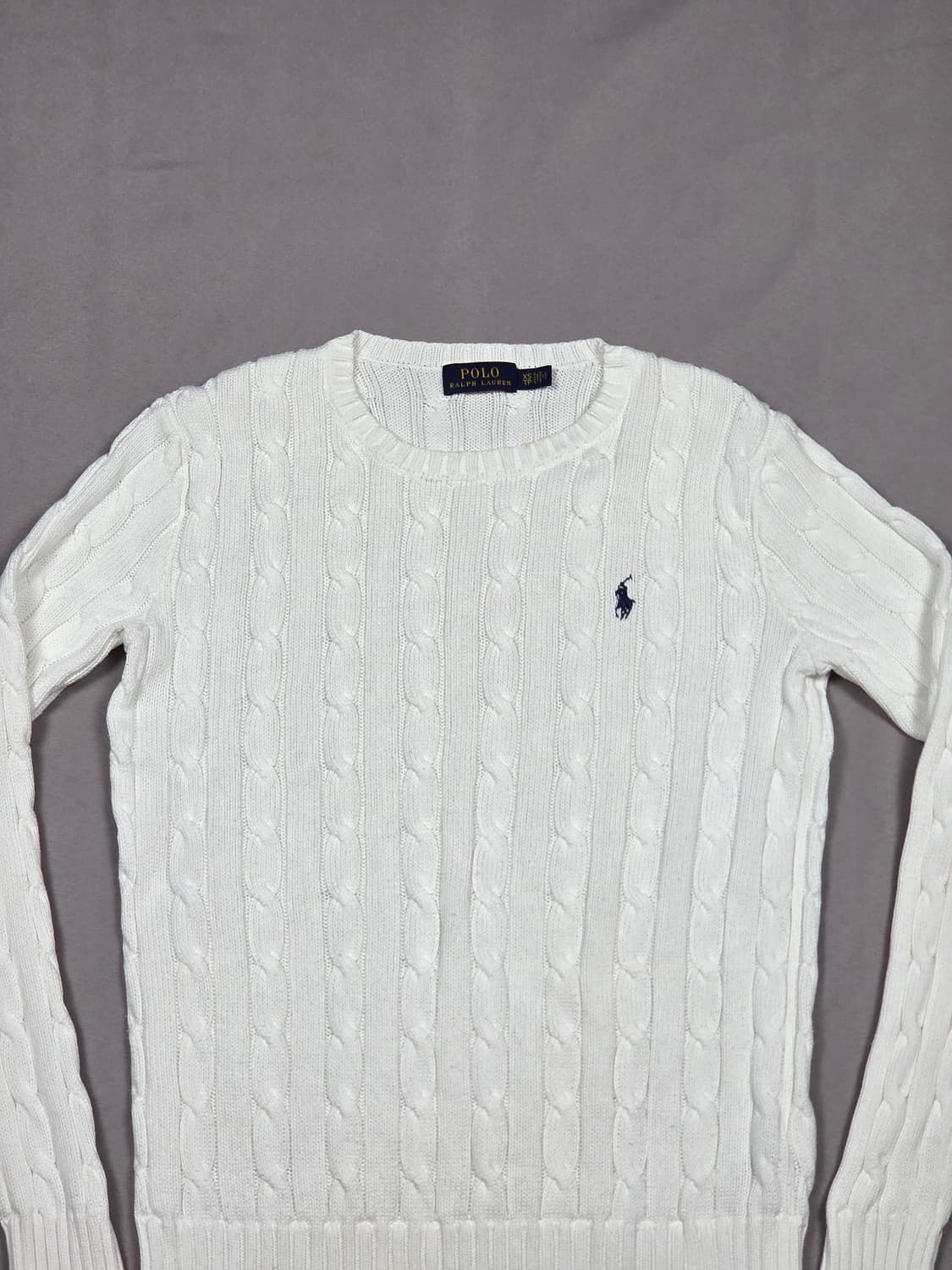 [폴로 랄프로렌] 케이블 코튼 크루넥 스웨터 | A00159 상품이미지2
