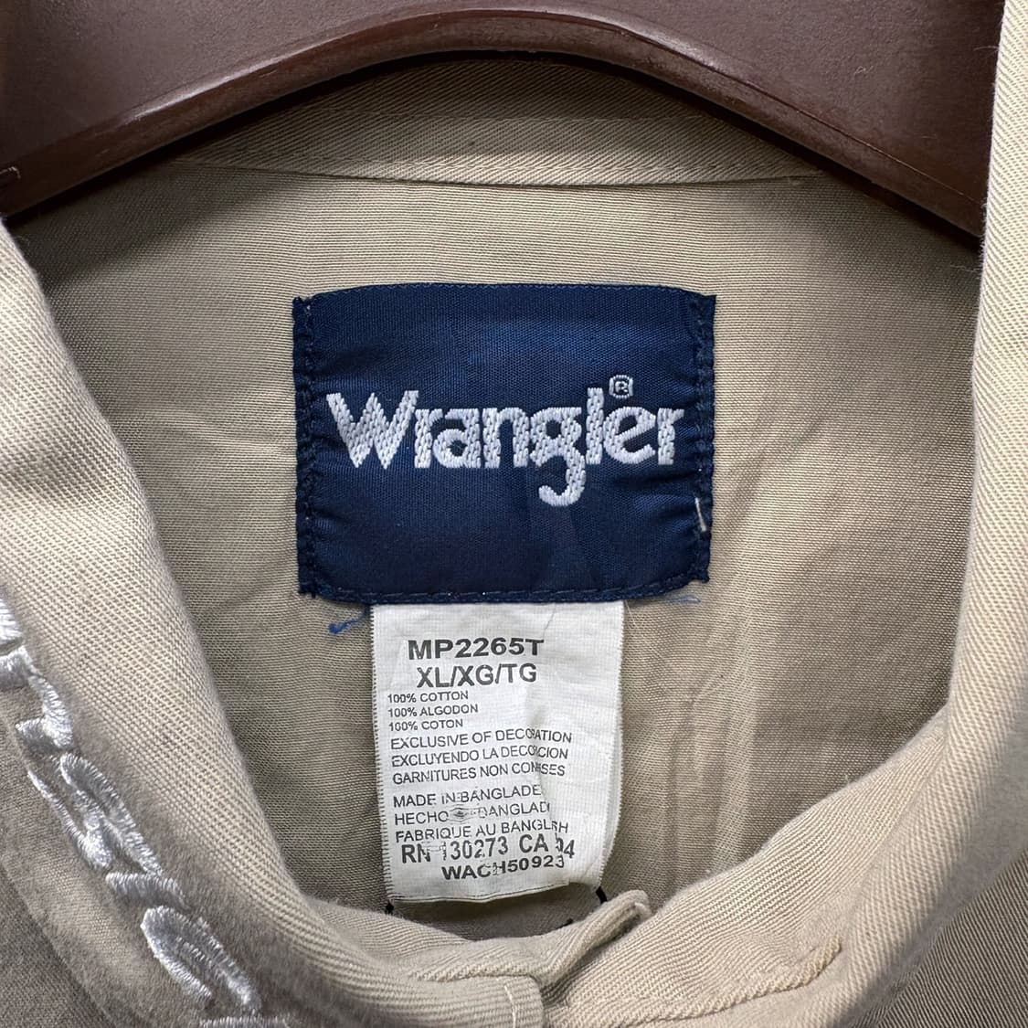 90s 랭글러 닷지 RAM 로데오 시리즈 투포켓 버튼다운 셔츠 N576 상품이미지7