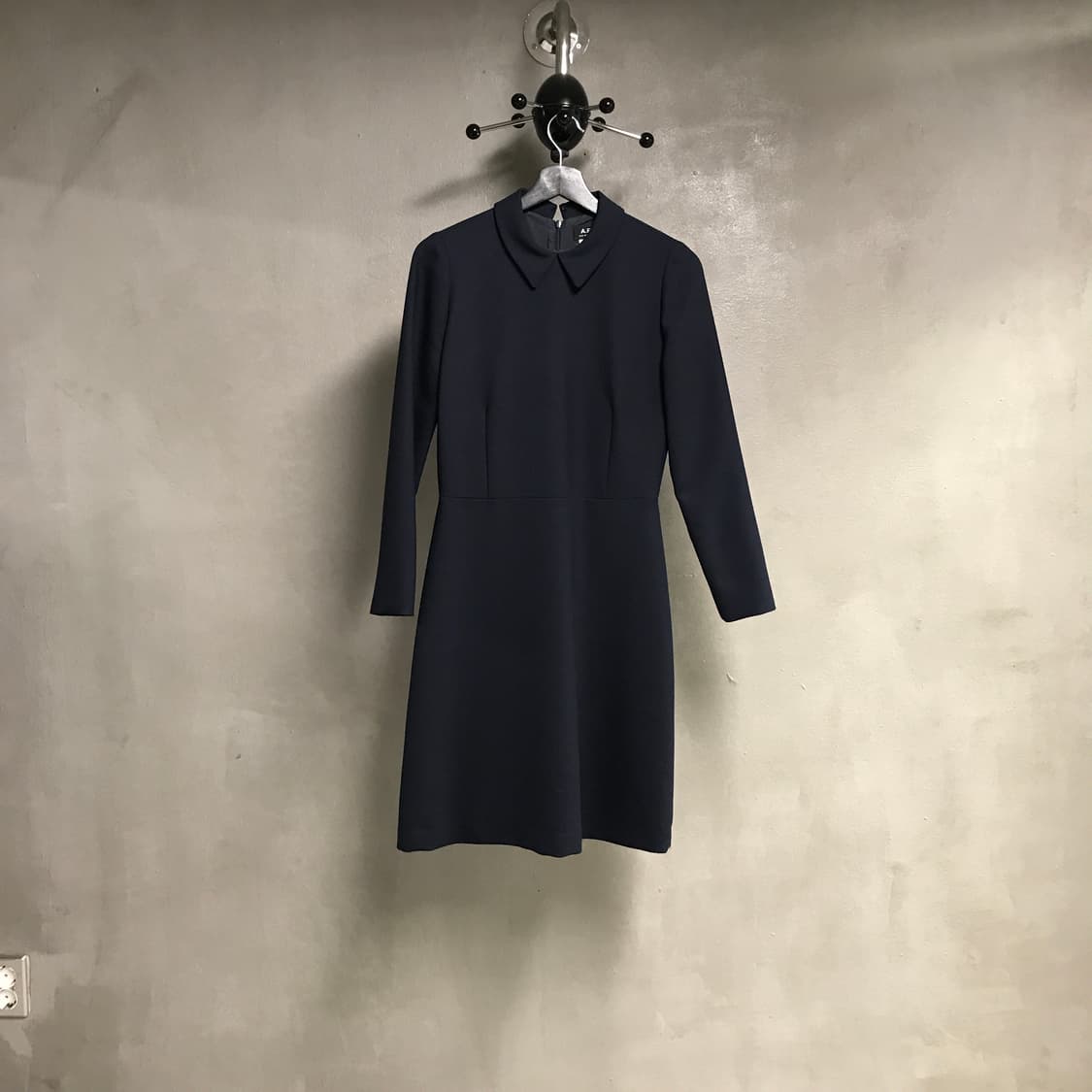 APC 아페쎄 카라 원피스 네이비 XS 상품이미지1