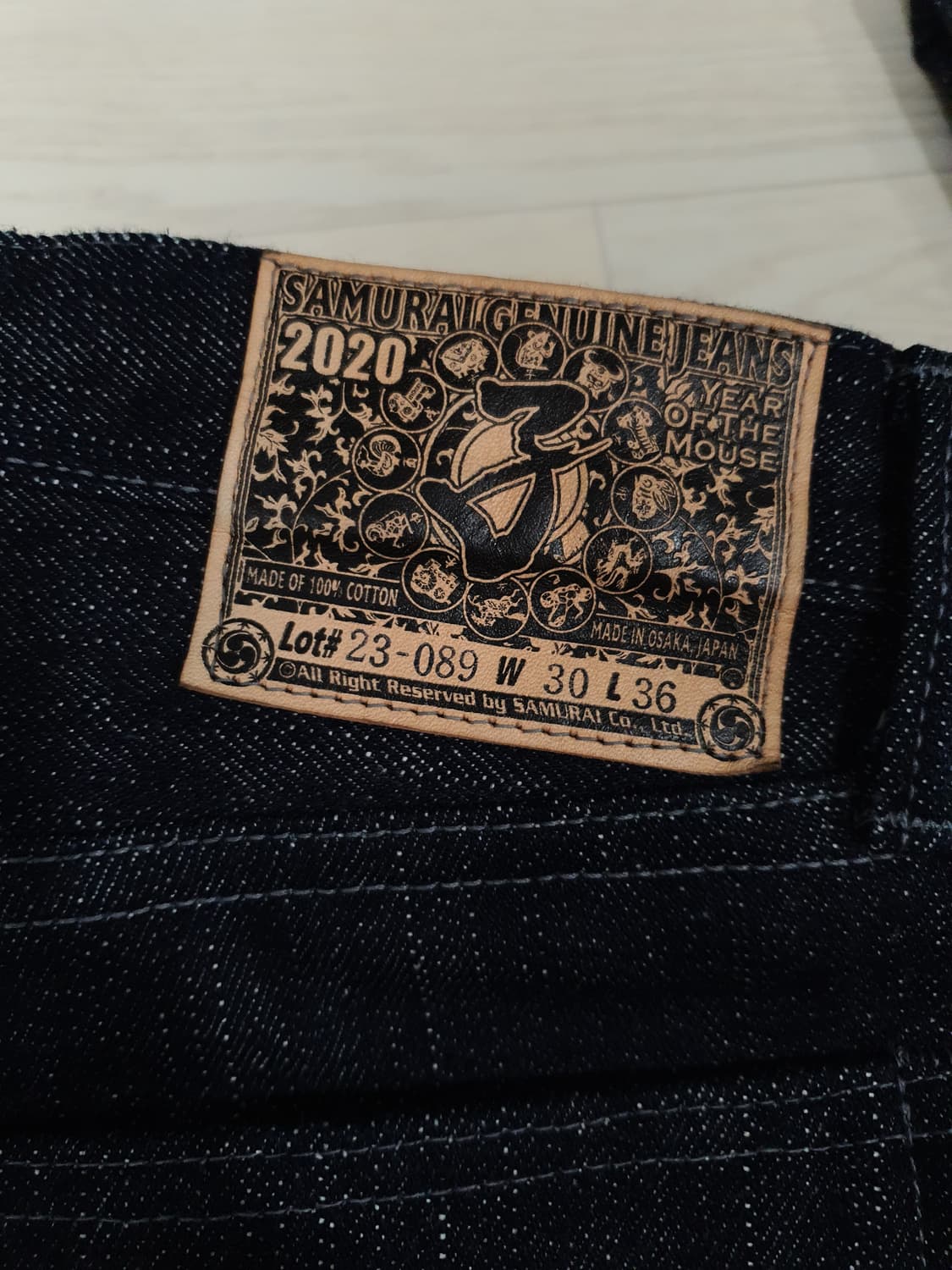 사무라이진스 S710XX 19oz 20ne 한정판 사무라이진 상품이미지3