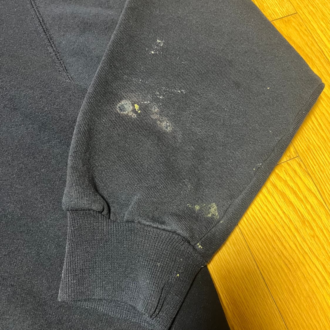 [M] 90s 빈티지 러셀 후드집업 네이비 상품이미지4