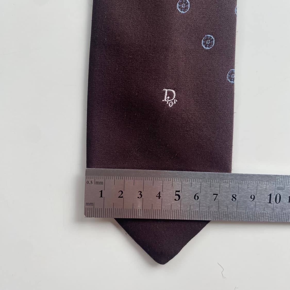 크리스찬 디올(Dior) 심플로고 명품 정품넥타이 7.6cm 상품이미지7
