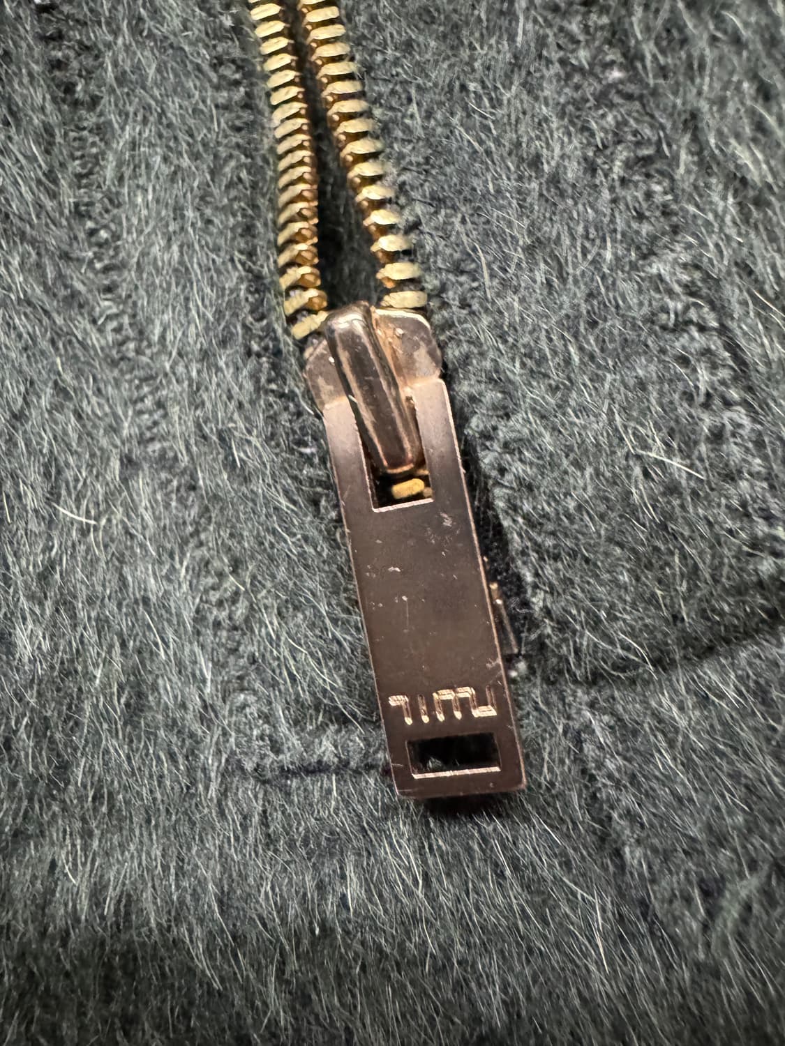 한섬 타임 이태리 라마울 카키 우드코트 M 상품이미지5