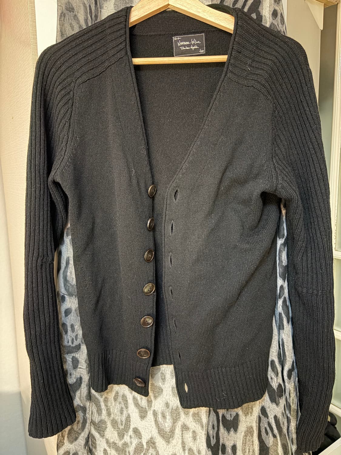 넘버나인 07aw 울 가디건 상품이미지1