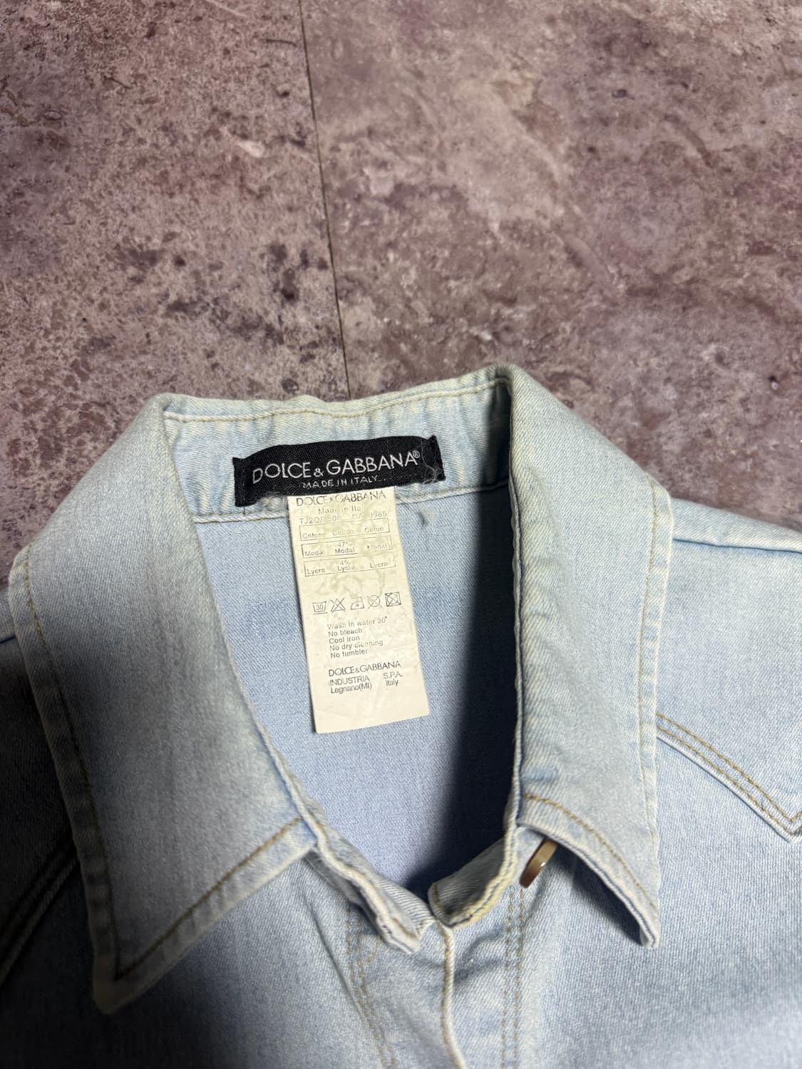 돌체앤가바나 데님셔츠 s 상품이미지4