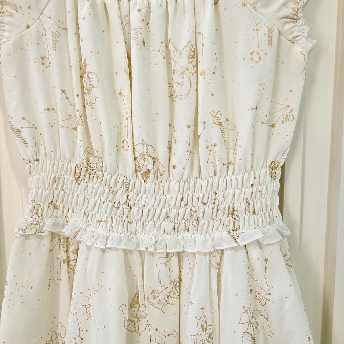 시크릿 허니(Secret Honey) 별자리 천사 프린트 원피스 상품이미지4