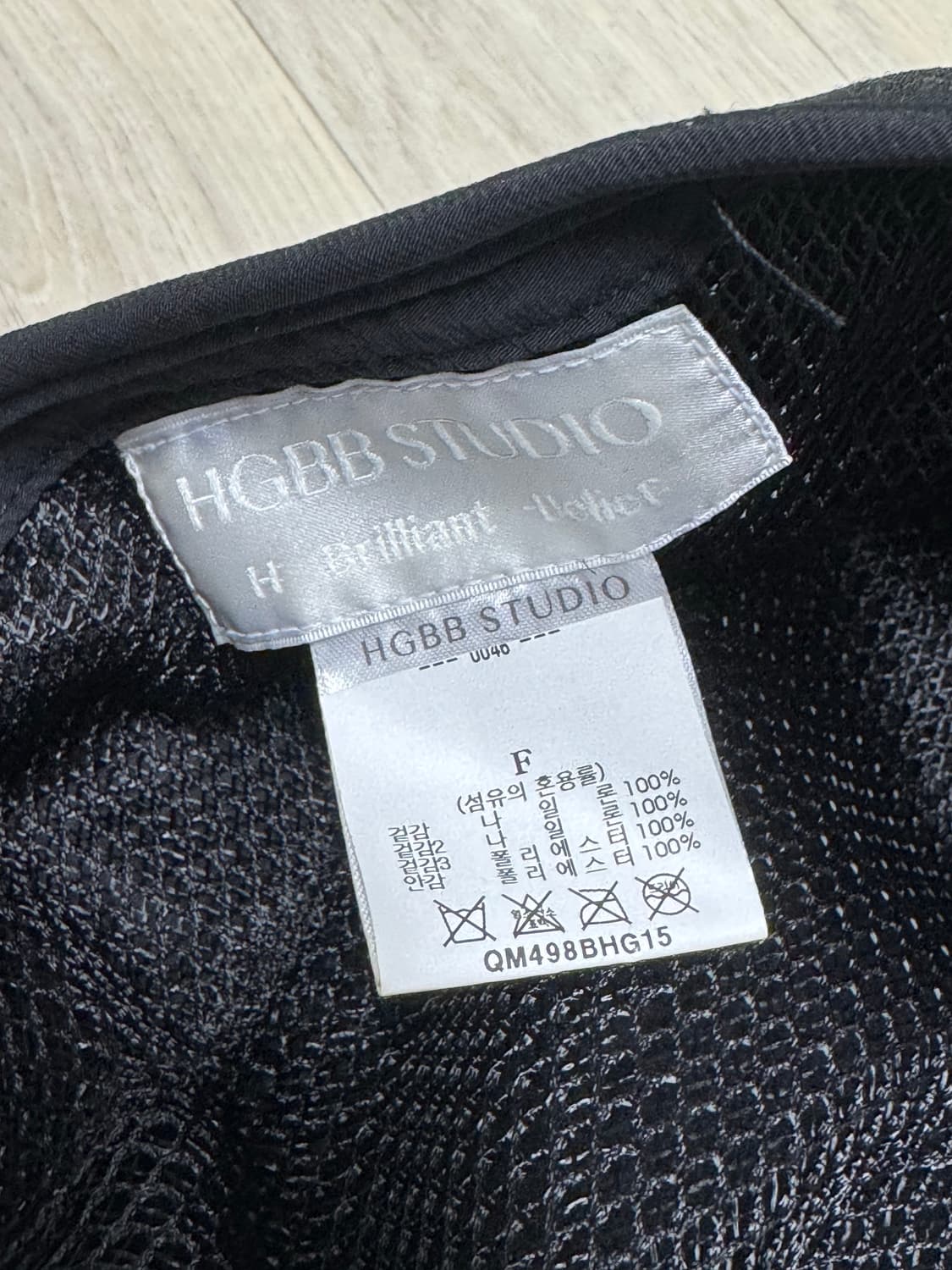 HGBB studio 시에라 캡 블랙 상품이미지3