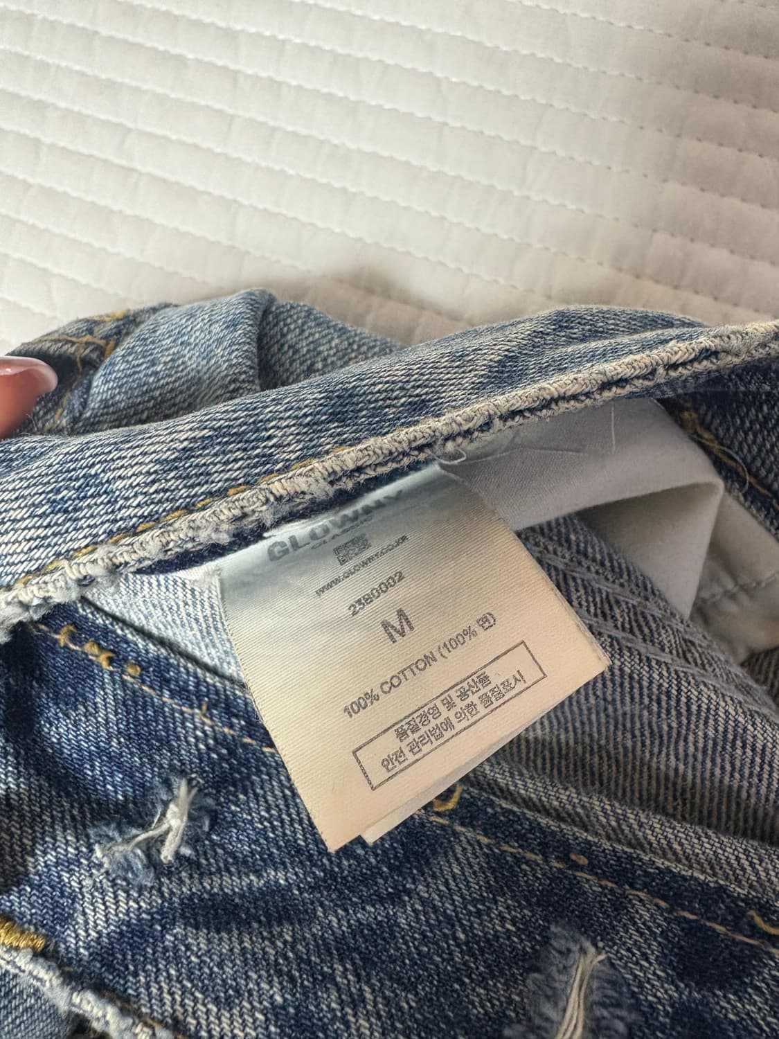 글로니 93 미드라이즈 루즈 진 Blue / m 사이즈 상품이미지4