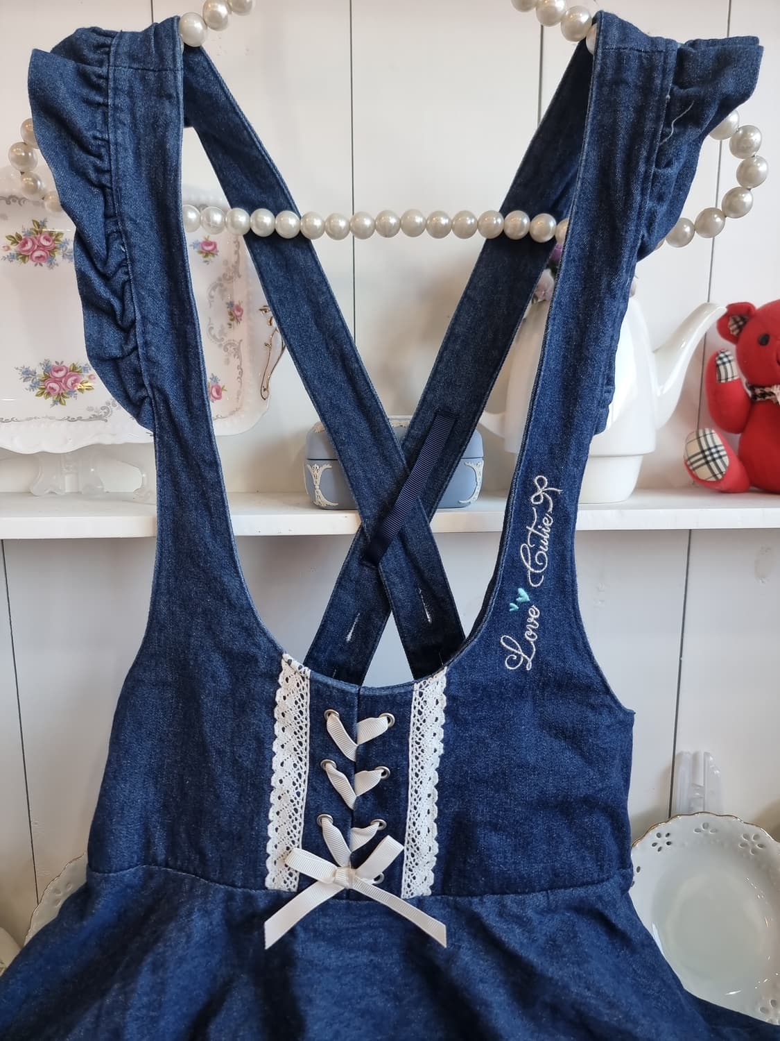 데님 점퍼스커트 상품이미지3