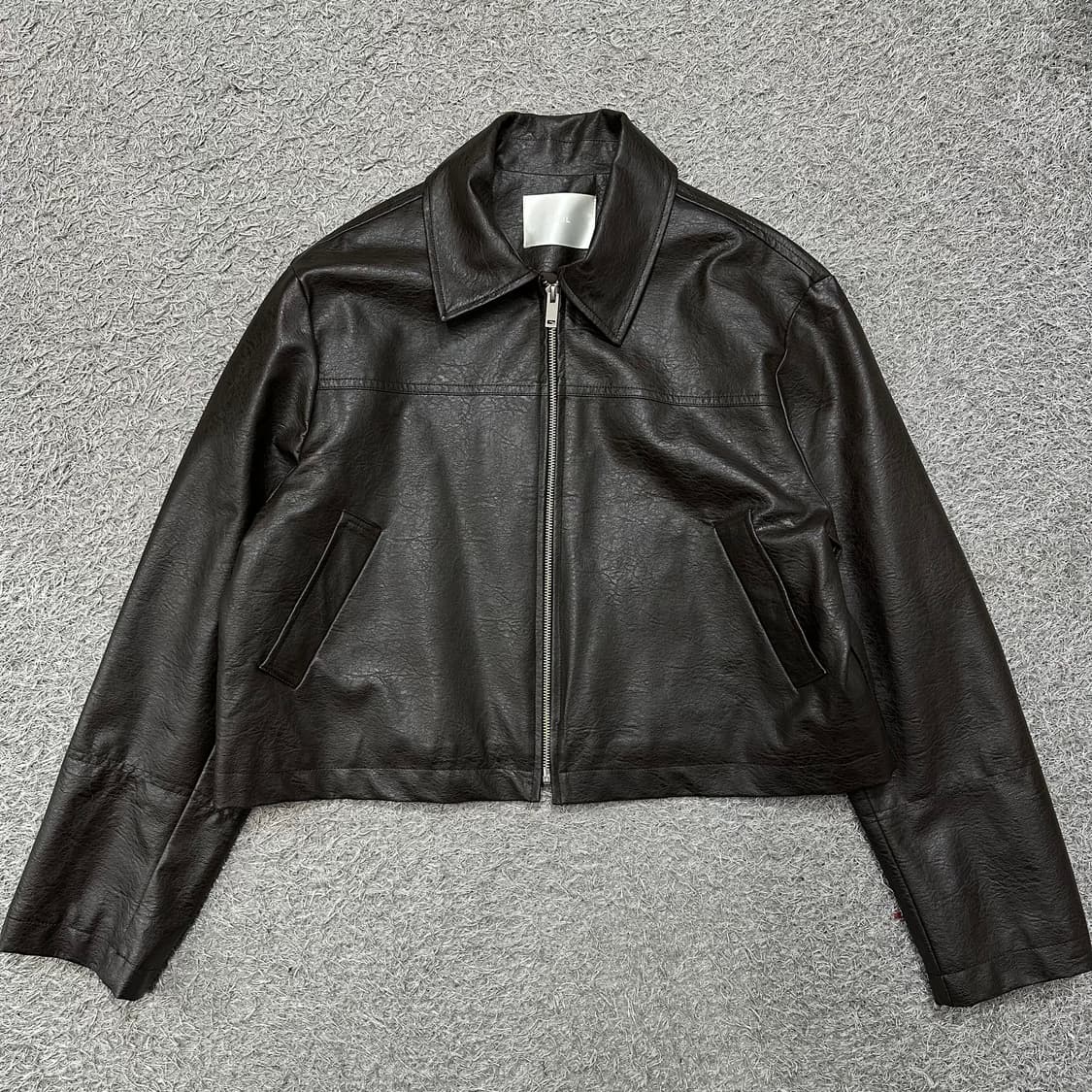 [우먼100] LUUL 레더자켓 상품이미지2