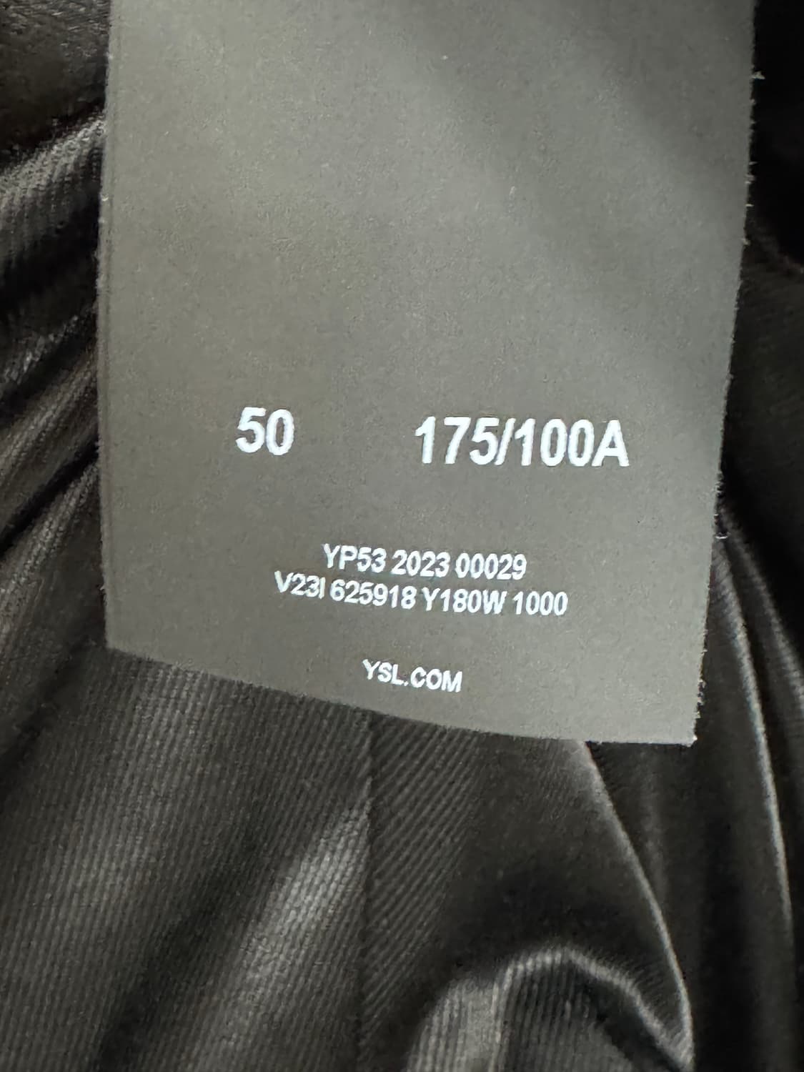 생로랑 바시티 봄버 테디 자켓 50사이즈  상품이미지4