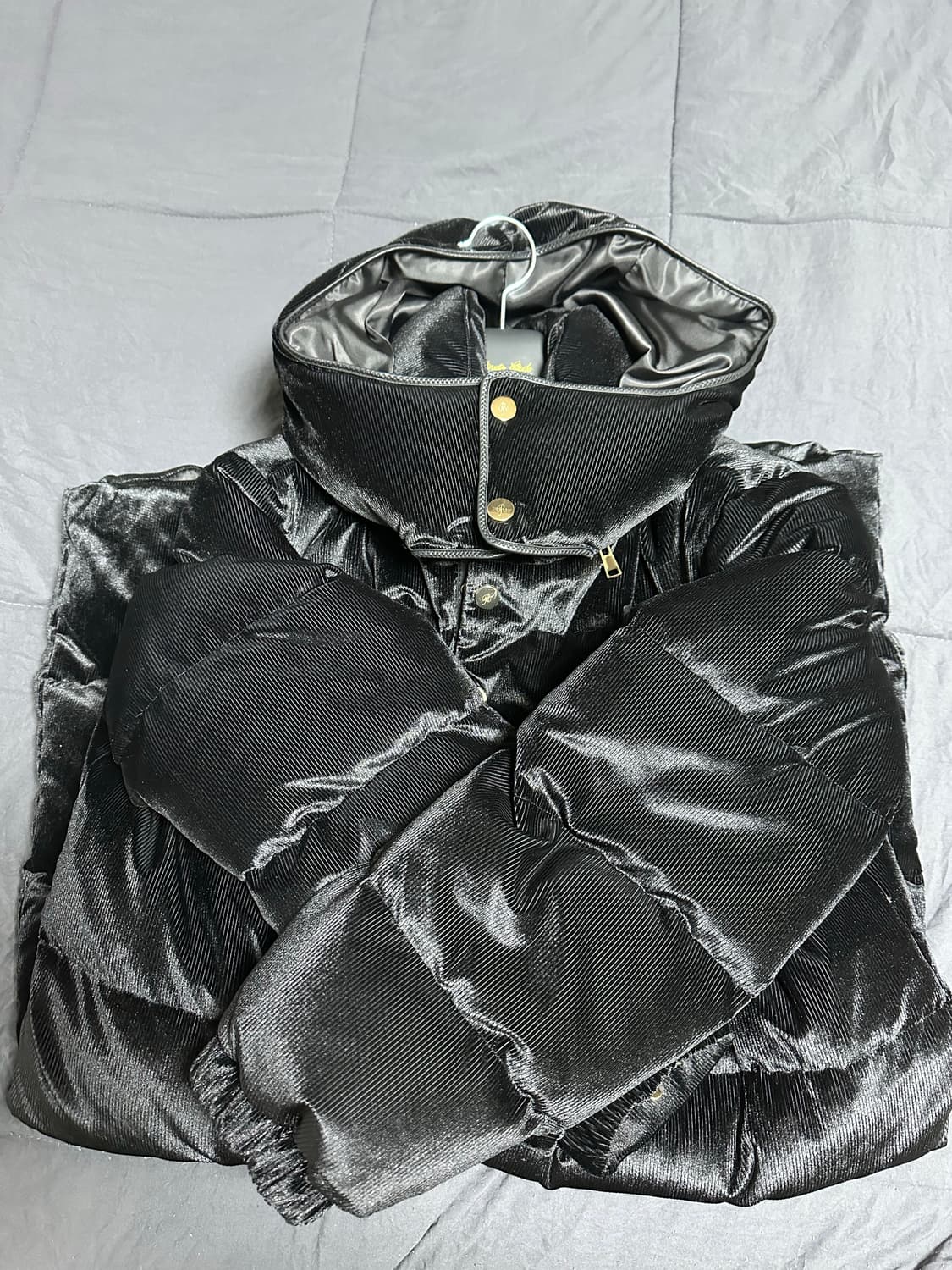 라피나토에투알 벨벳 덕다운 롱패딩 52 상품이미지2