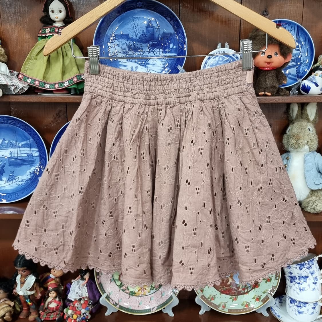 Liz Lisa 리즈리사 라벨 레이스 펀칭 스커트 상품이미지4